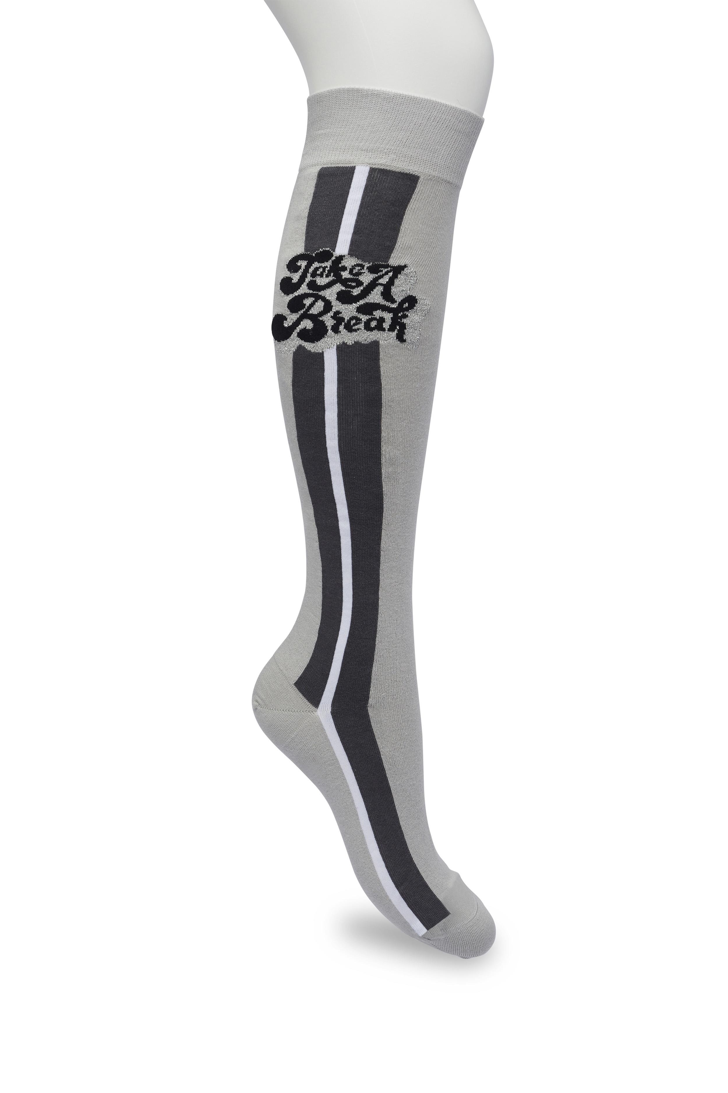 Take A Break Knee Sock Light grey