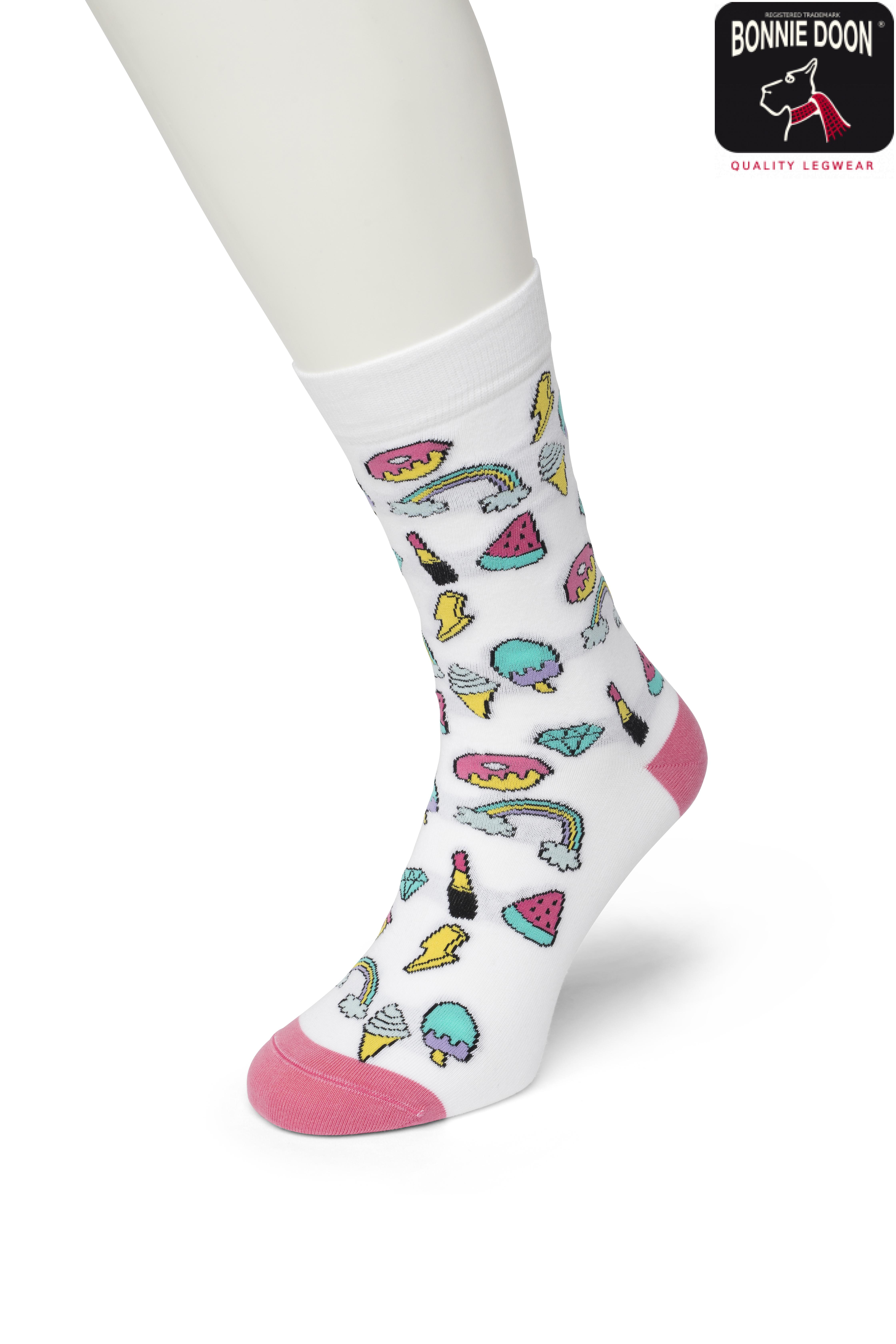 Donut sock Bright white