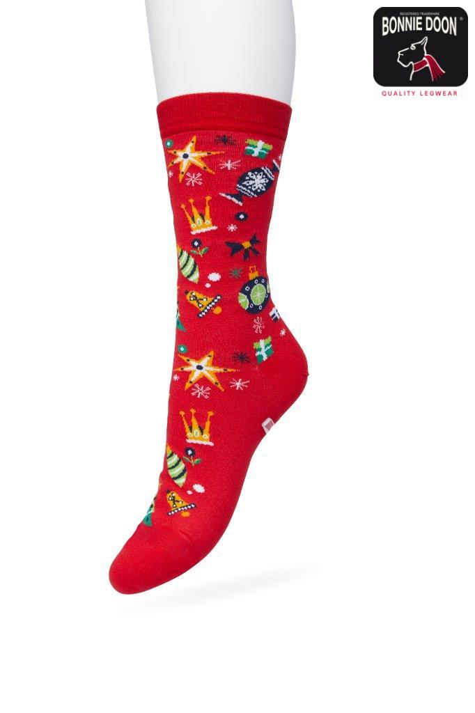 Christmas Spirit sock Tomato Red