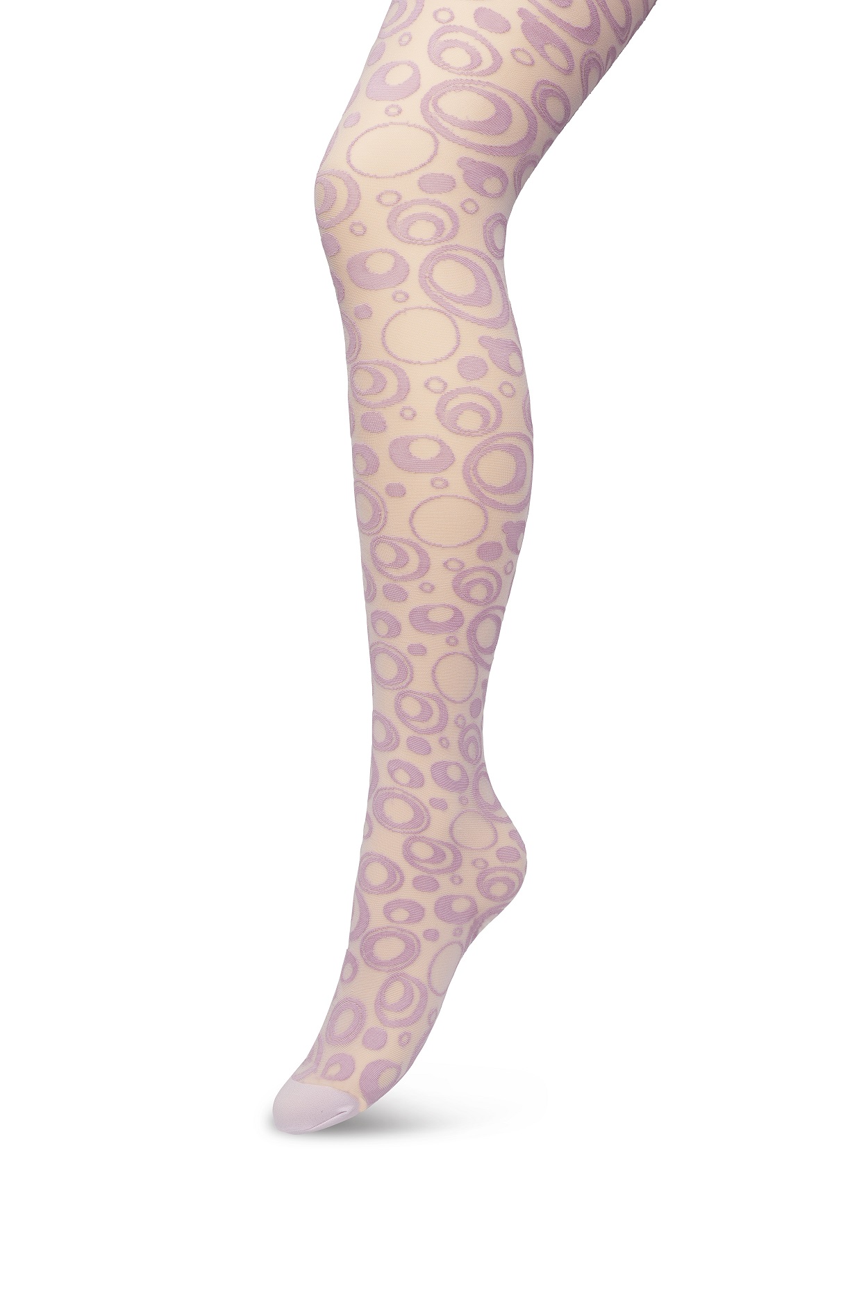 Circles And Dots Tights Lavender mist