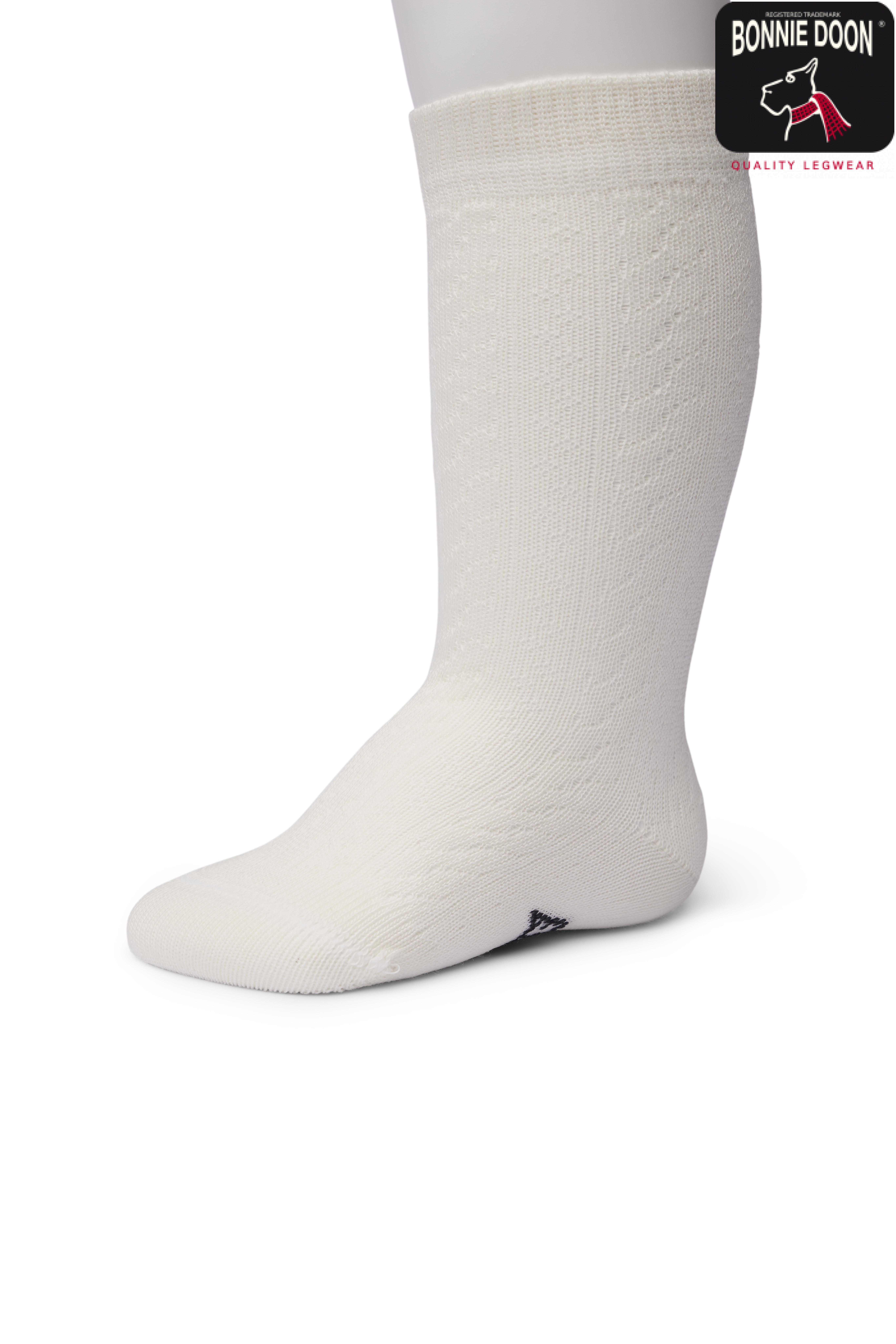 Cable knee high Organic Off white
