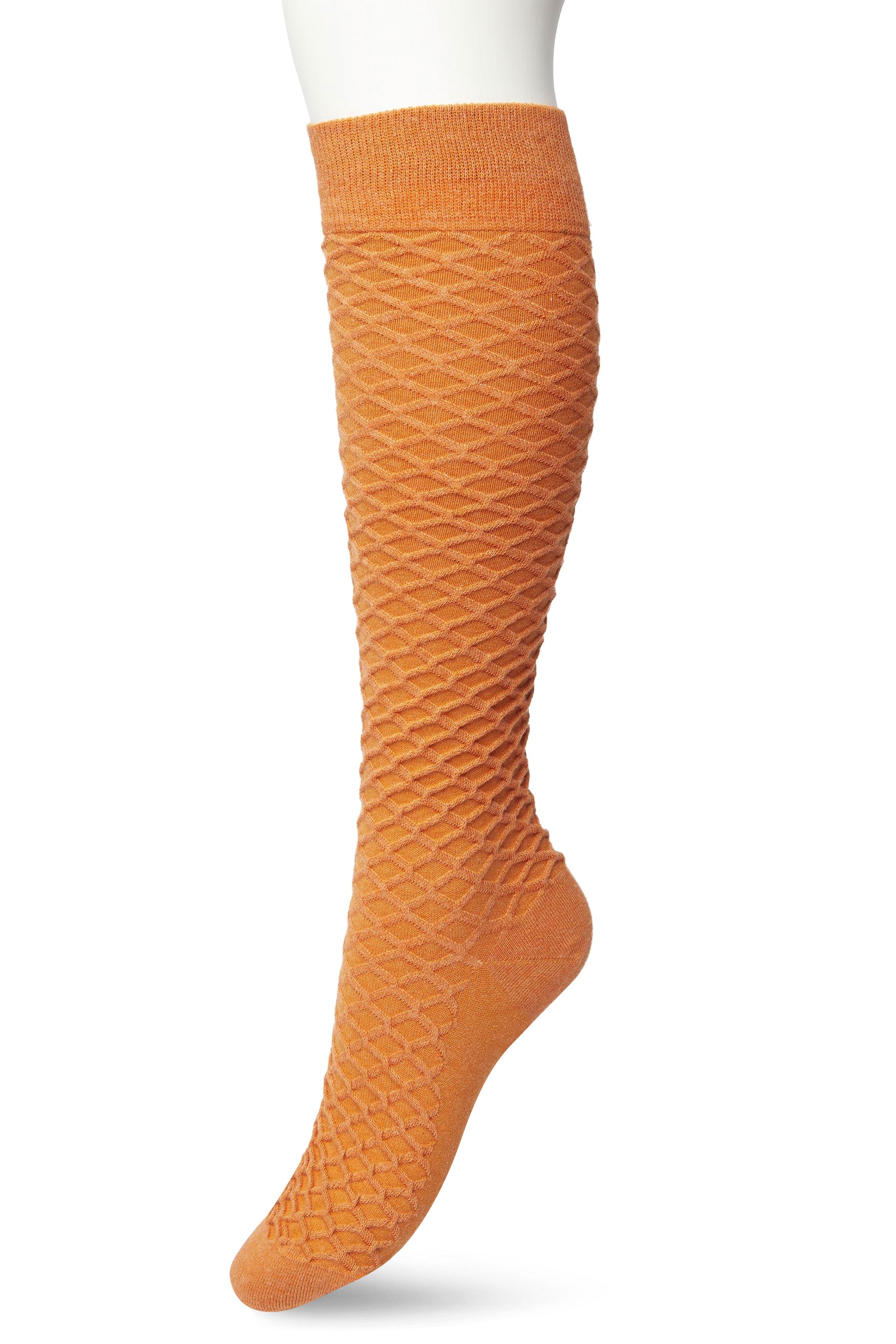 Cable knee high Sudan brown