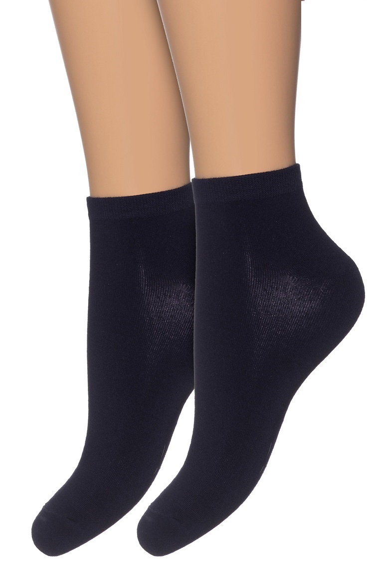 Bamboo Short Sock (2 paar) Navy