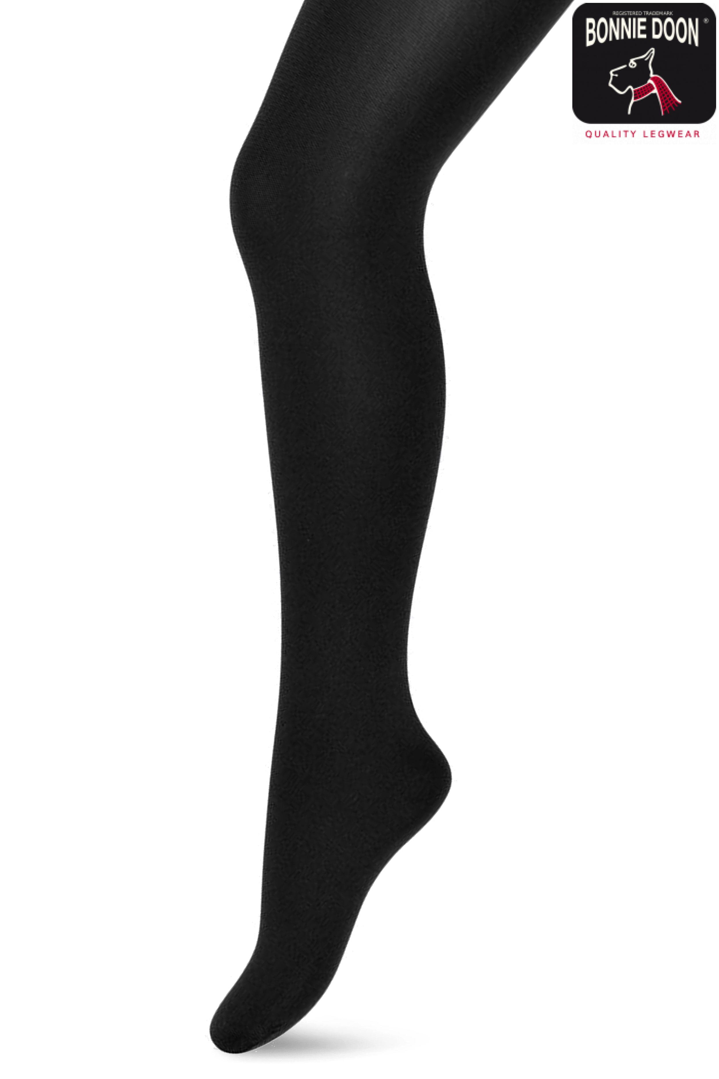 Basic Opaque Tights Black