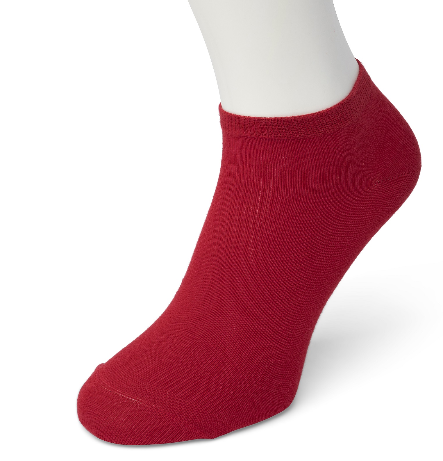 Cotton Short Sock Red