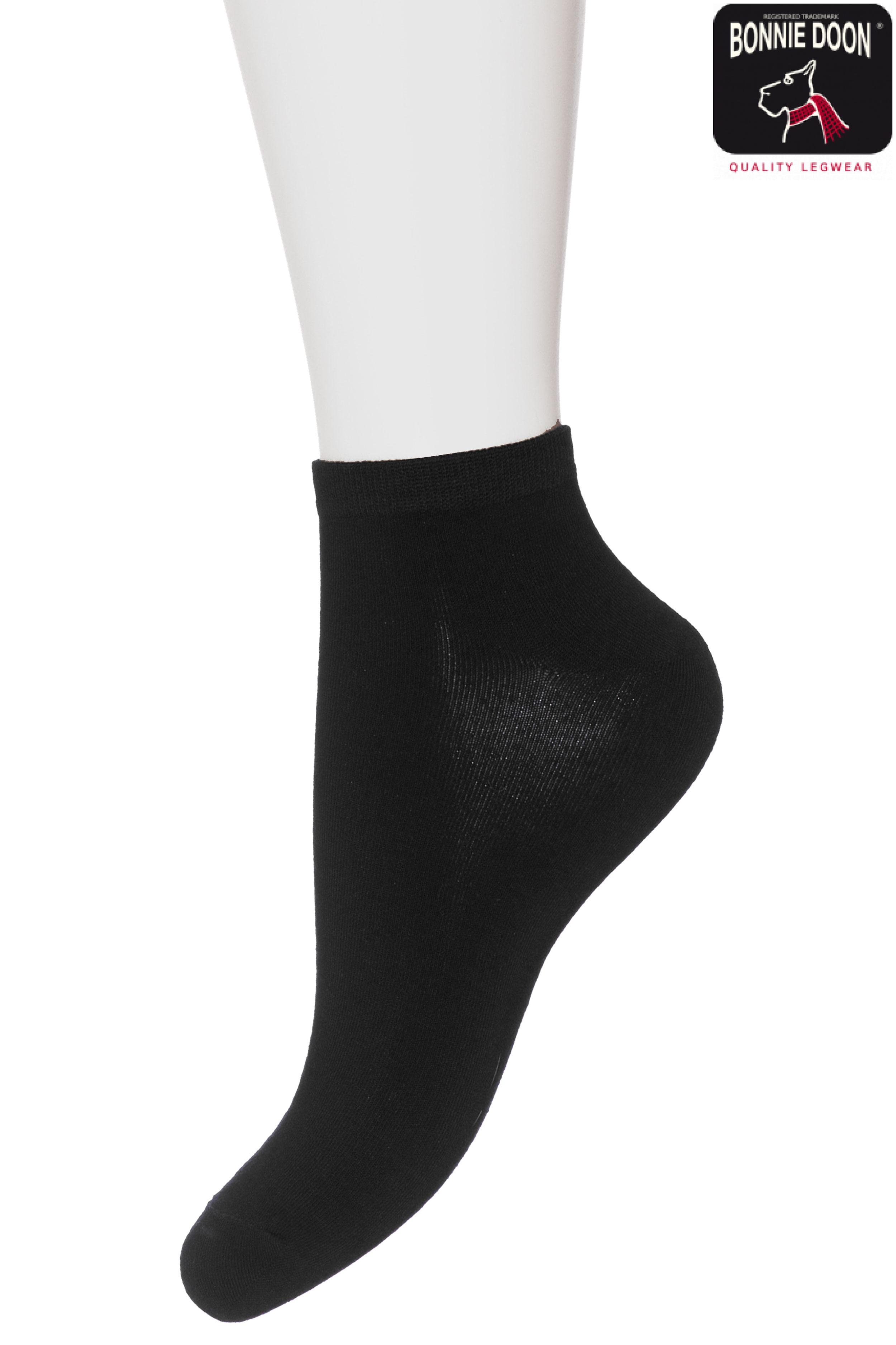 Bamboo short sock Black