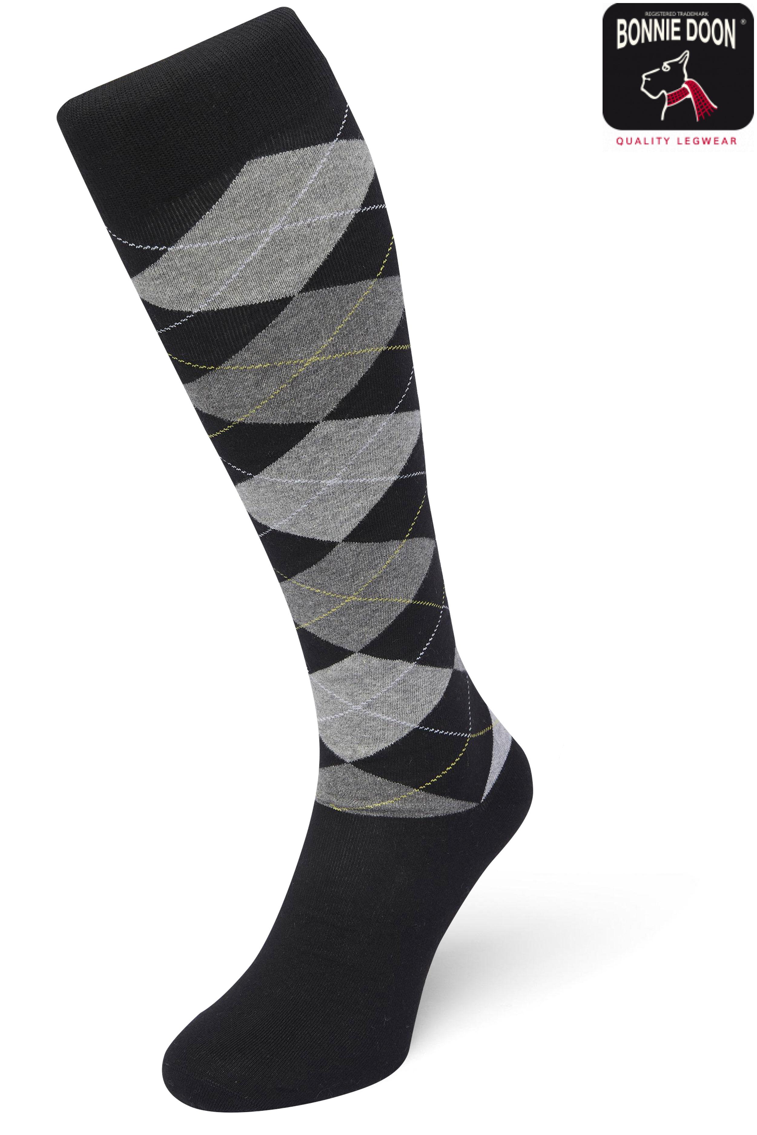 Argyle knee high