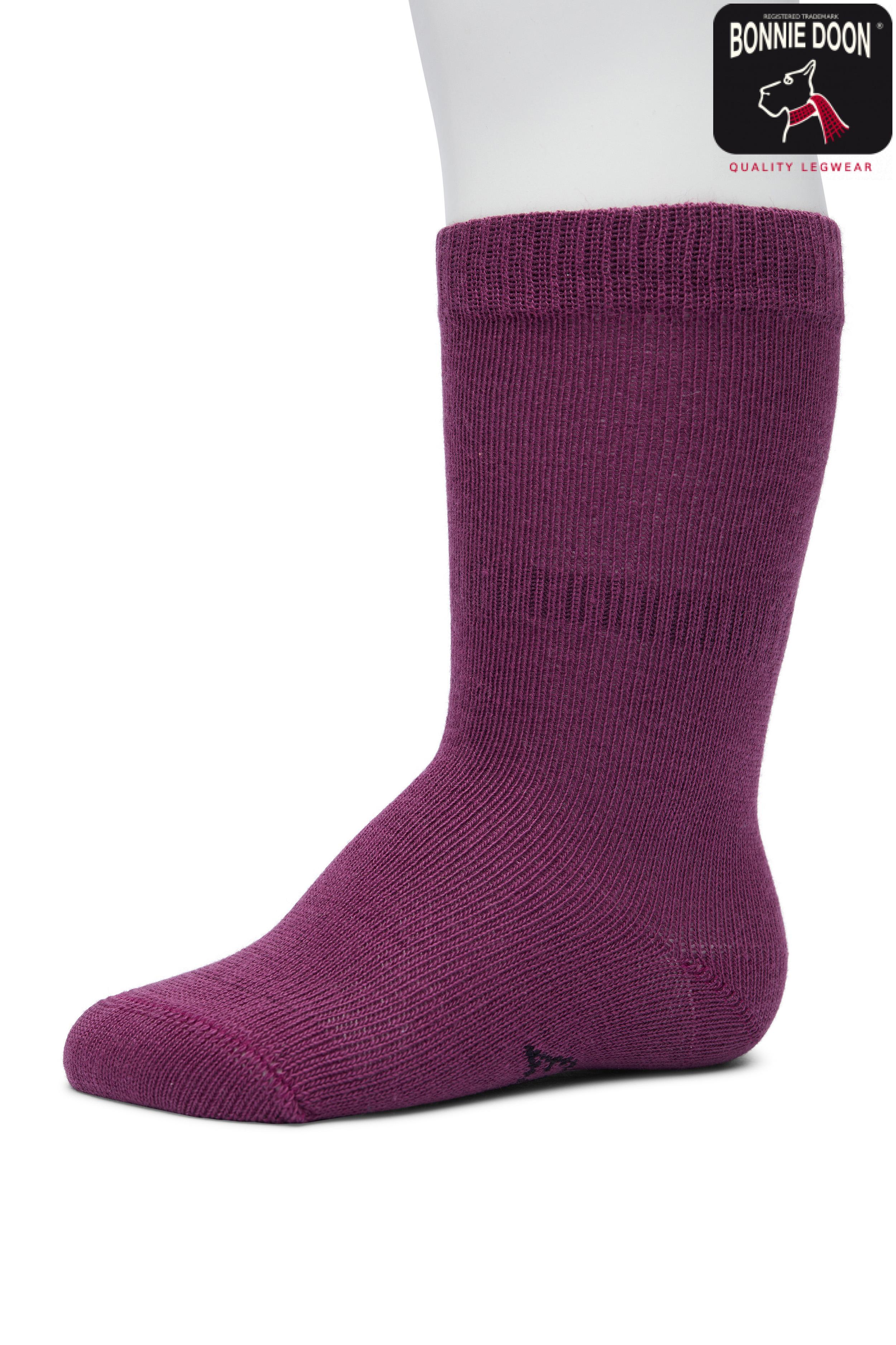 Cotton Knee-High Organic Crushed violets