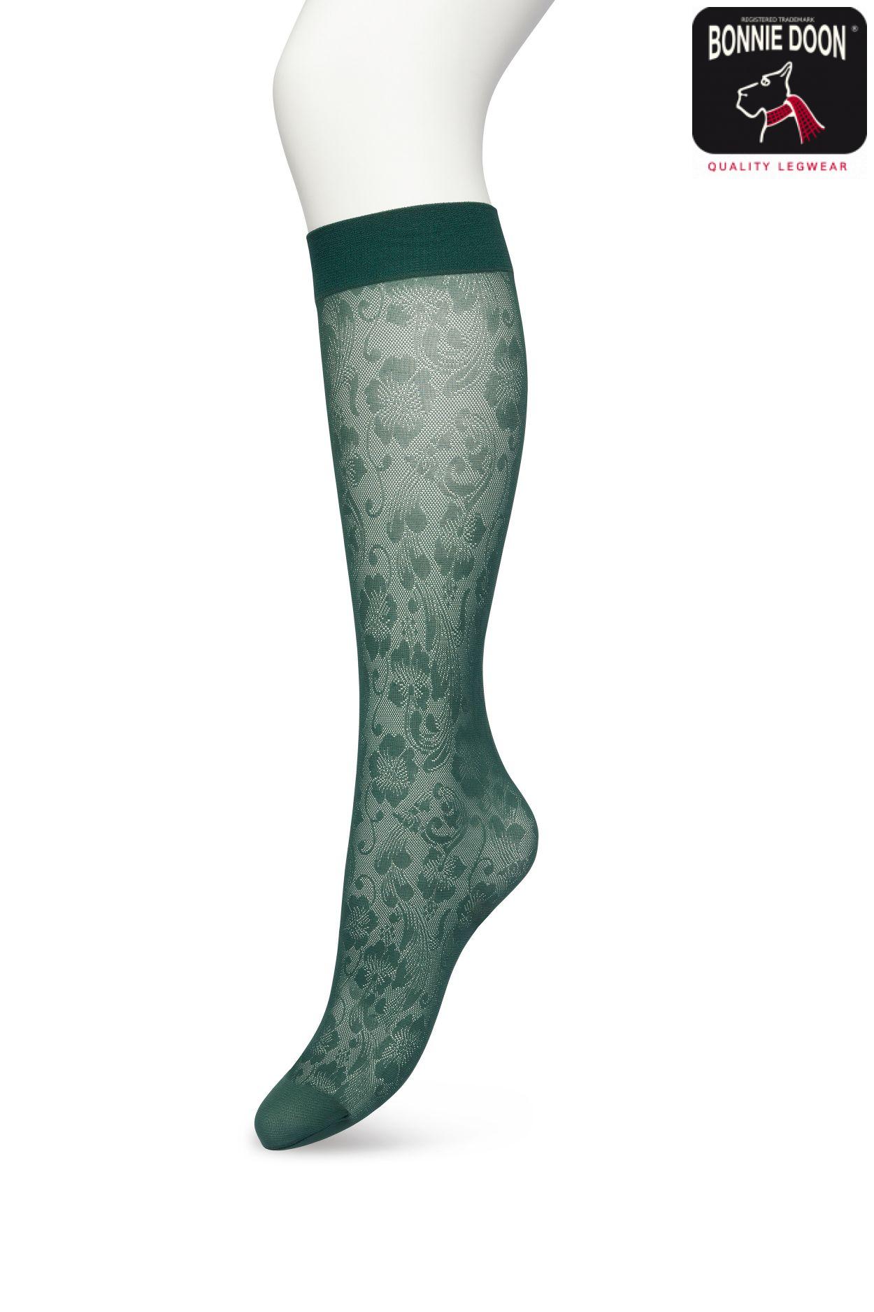 Fancy Flower Knee-High Trekking green