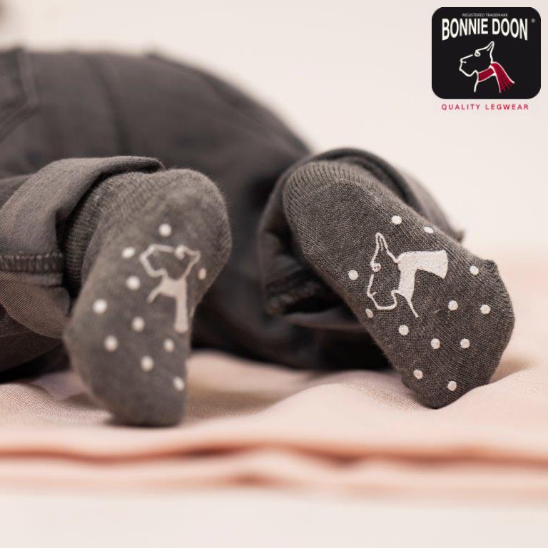 BD Puff Print Sock Organic Sudan brown