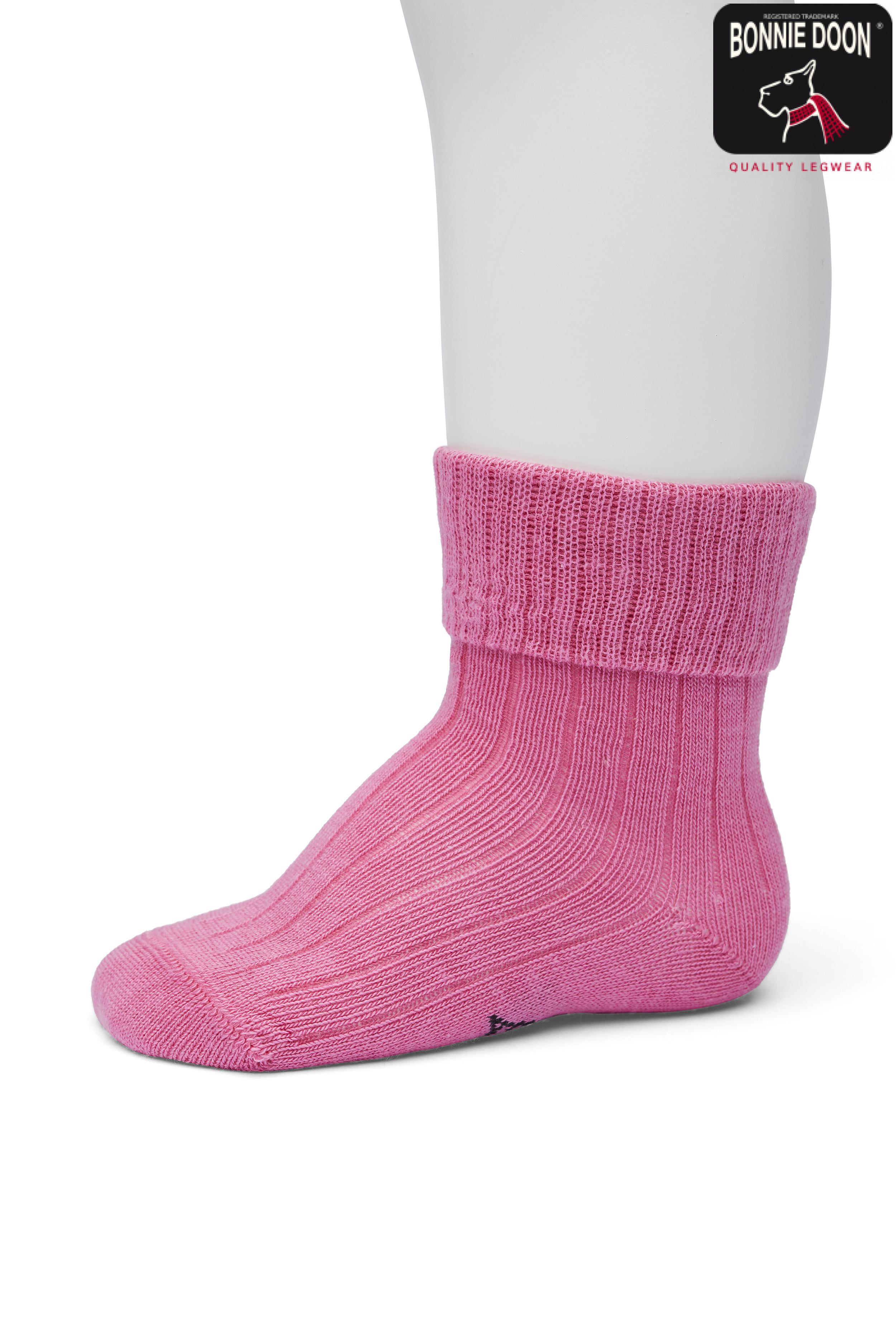 Rib sock Organic Pink