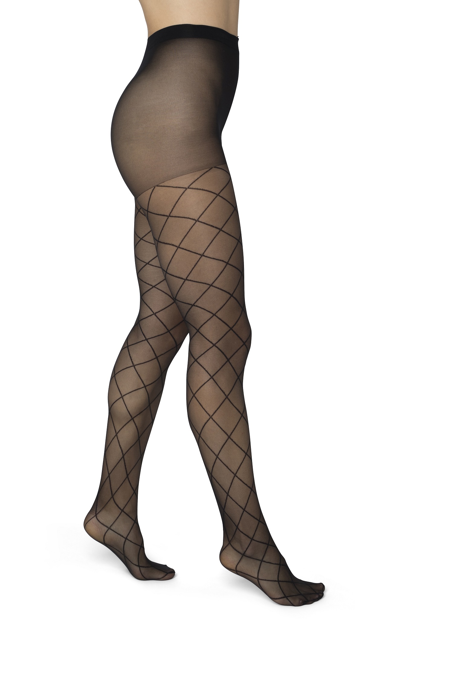 Rhombus Tights Black