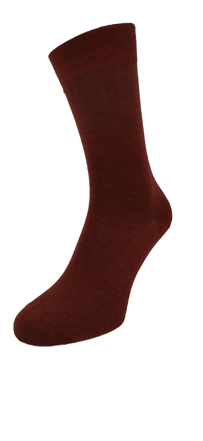 Wool/Cotton Sock Bordeaux