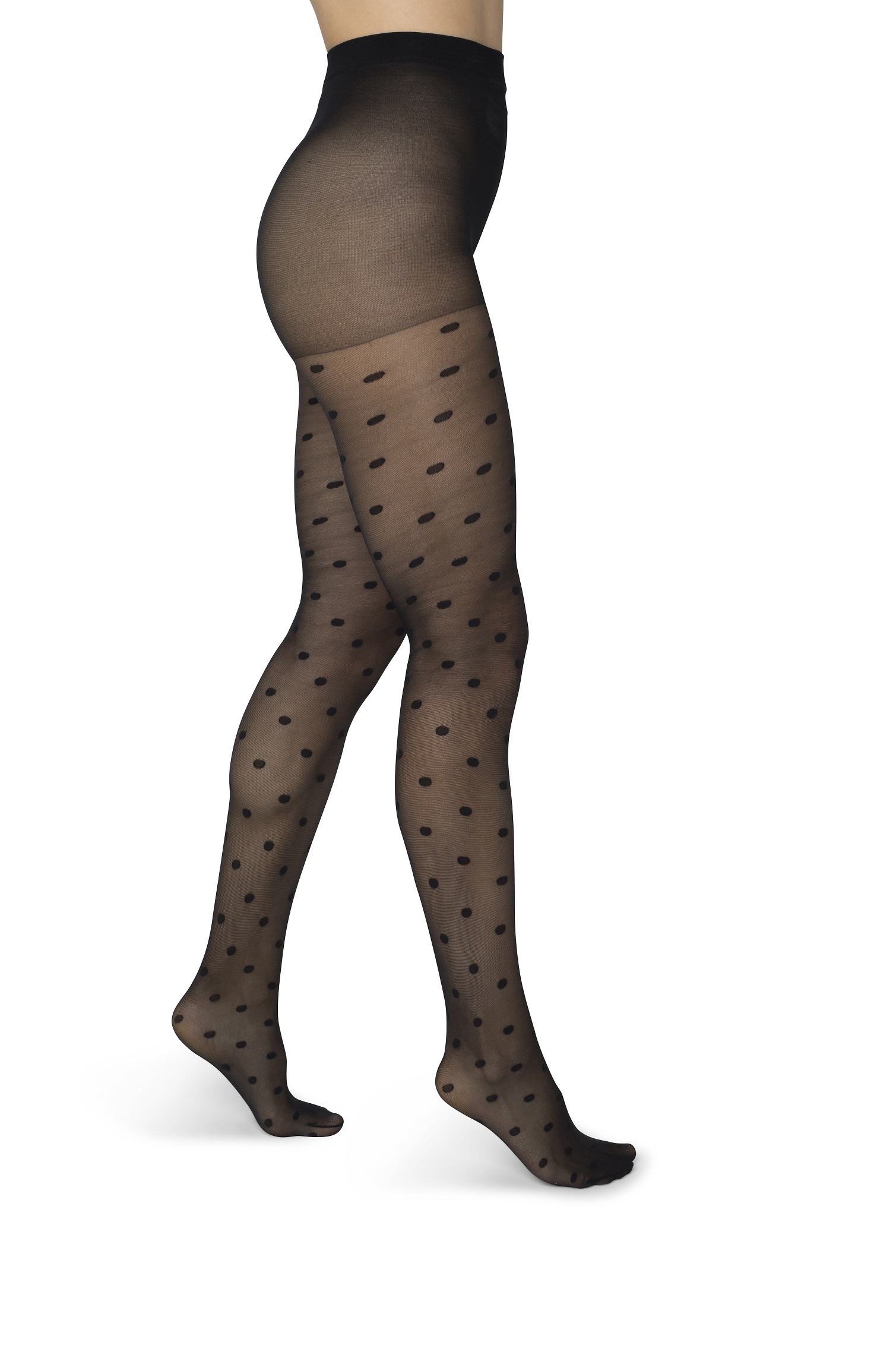 Little Dots tights Ivory
