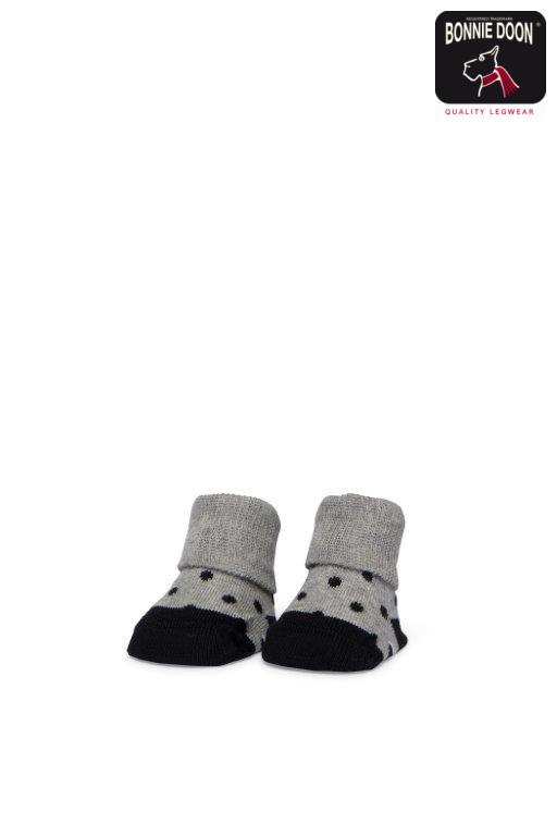 Newborn Dots sock Organic Black
