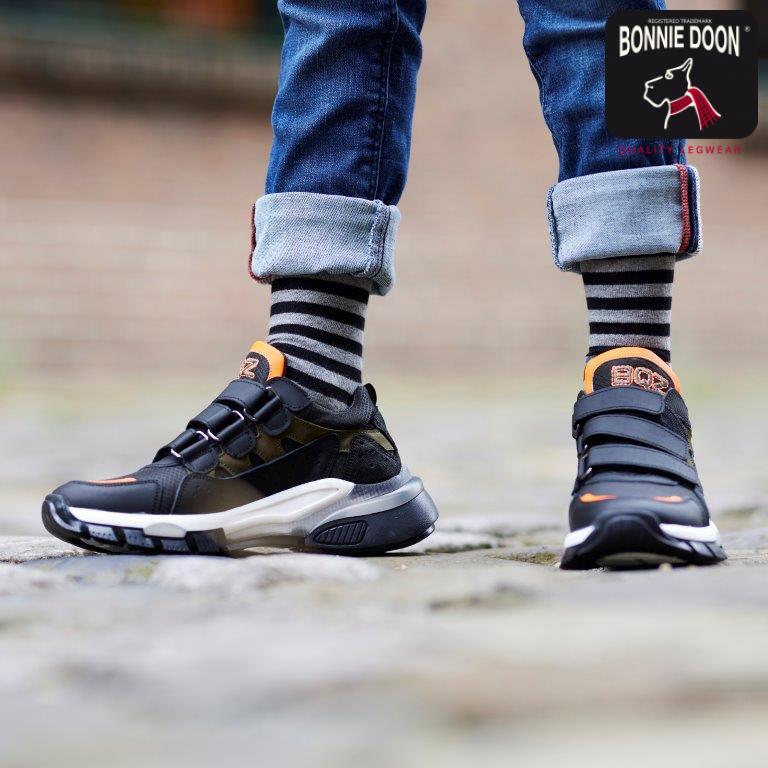 Basic Stripe sock Sudan brown