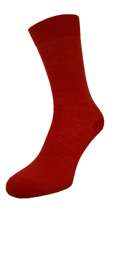 Wool/Cotton Sock Red