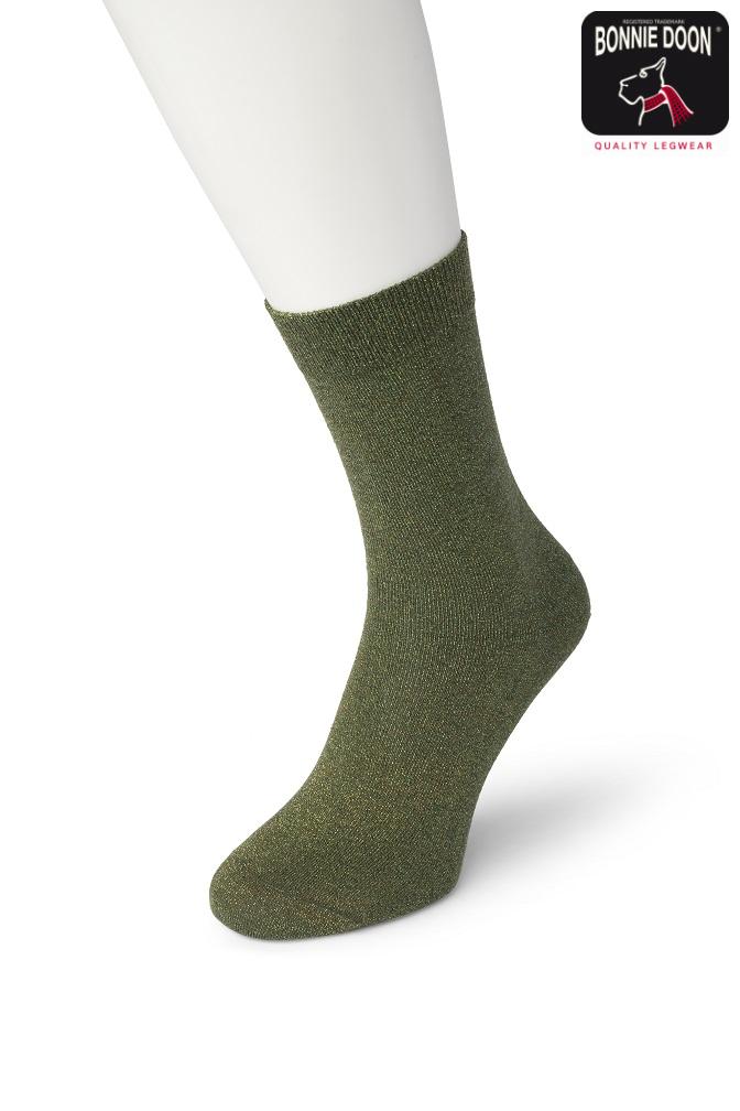 Cotton Sparkle sock Olive