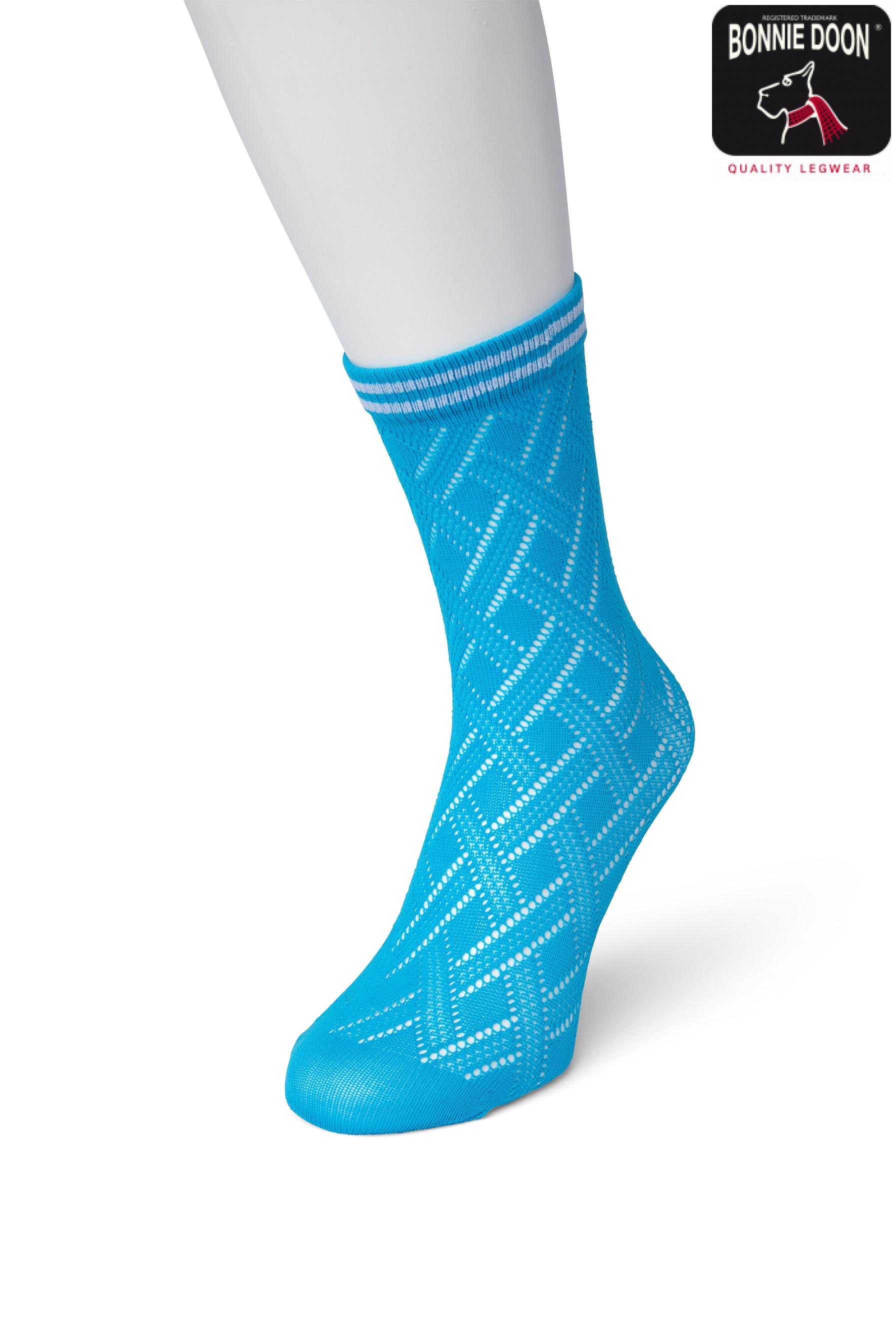 Sporty Stripe sock Azure blue