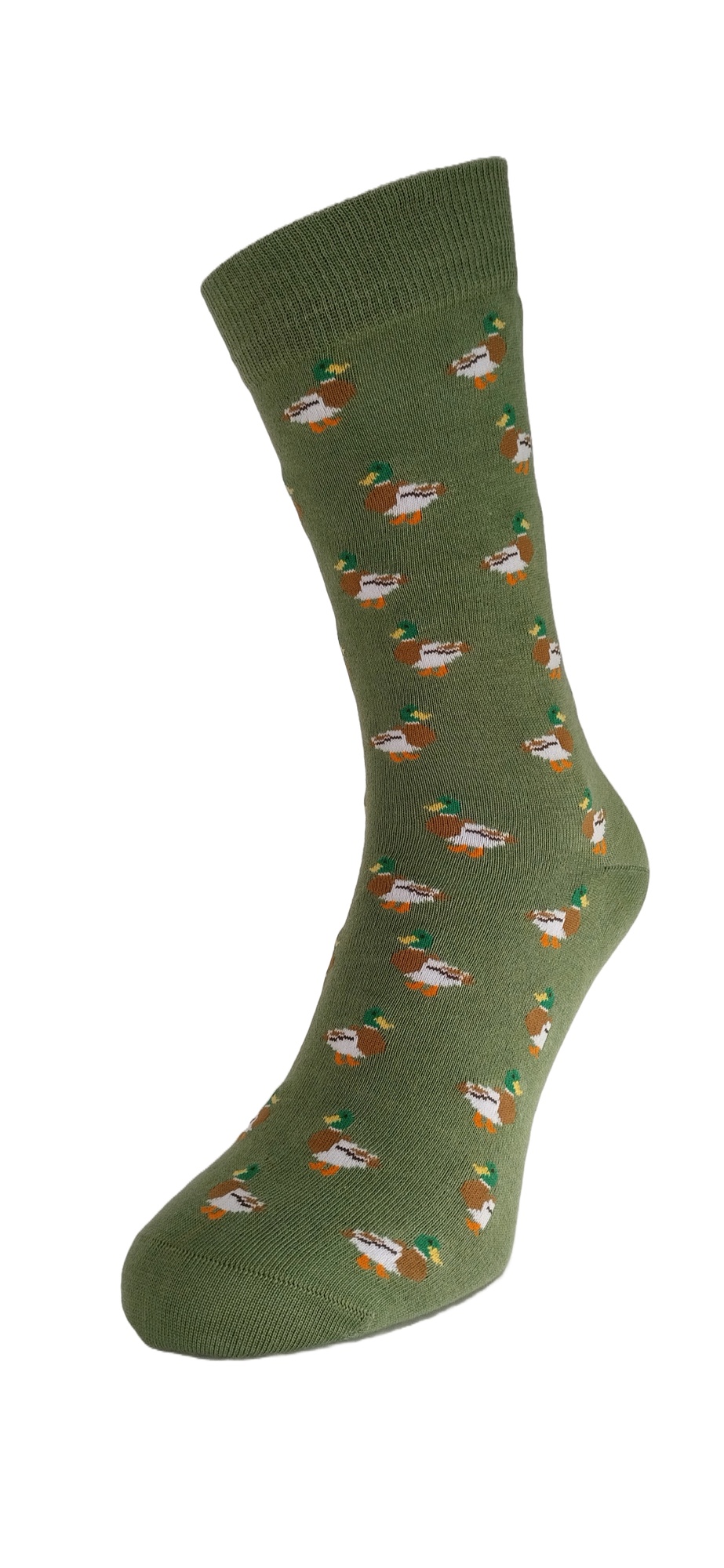 Ducks Socks Laurel Wreath Green