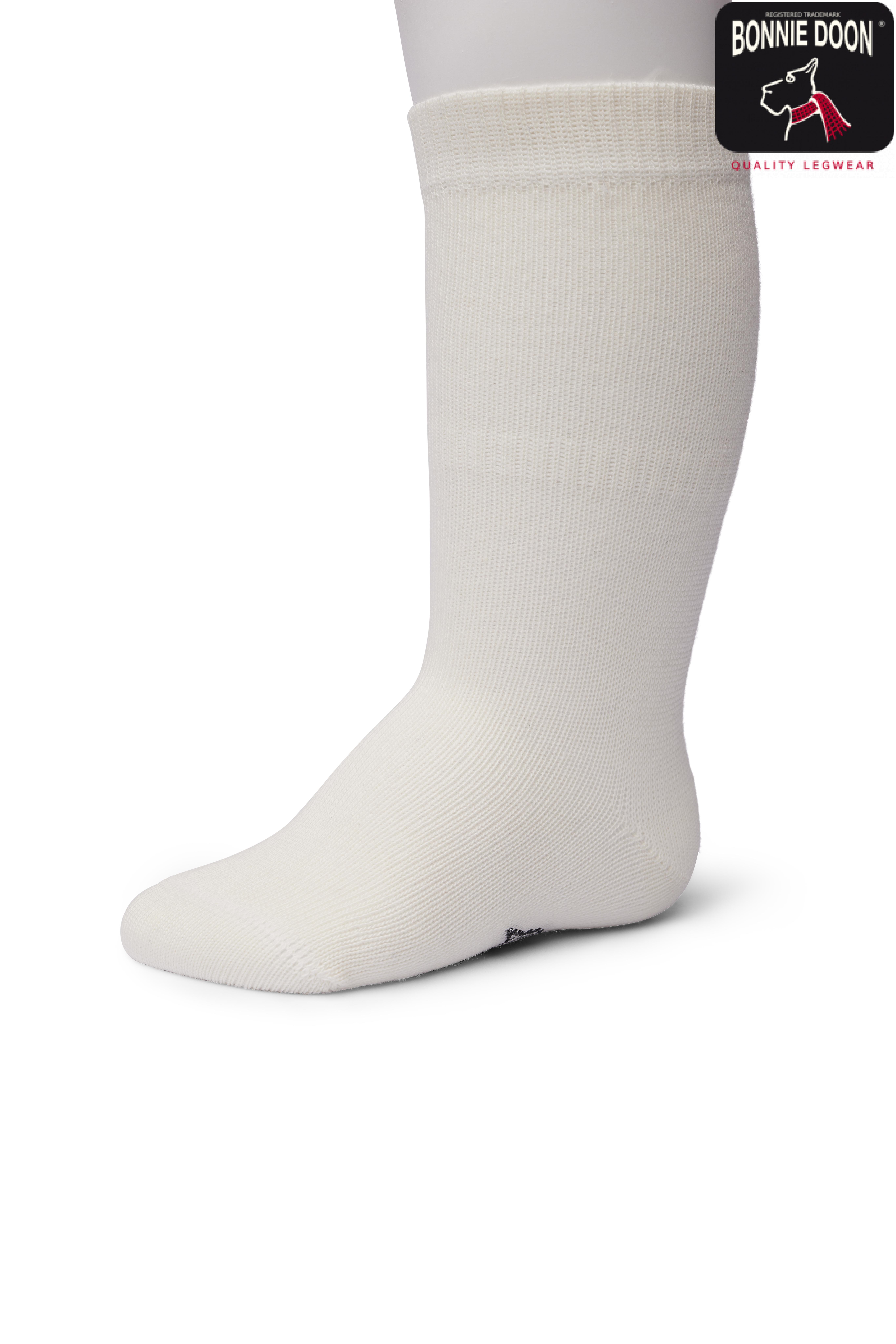 Cotton Knee-High Organic Off white