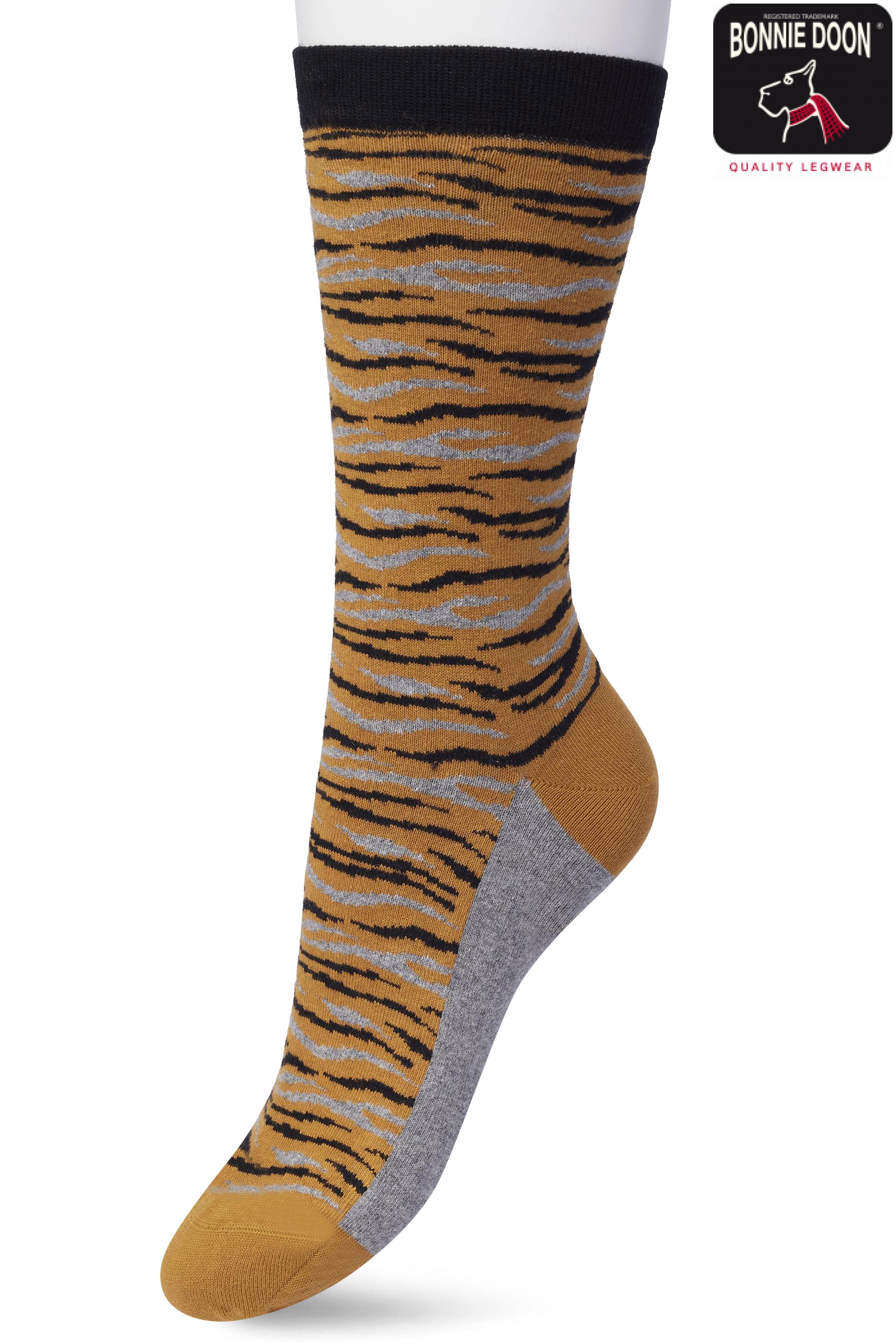 Zebra sock Sudan brown