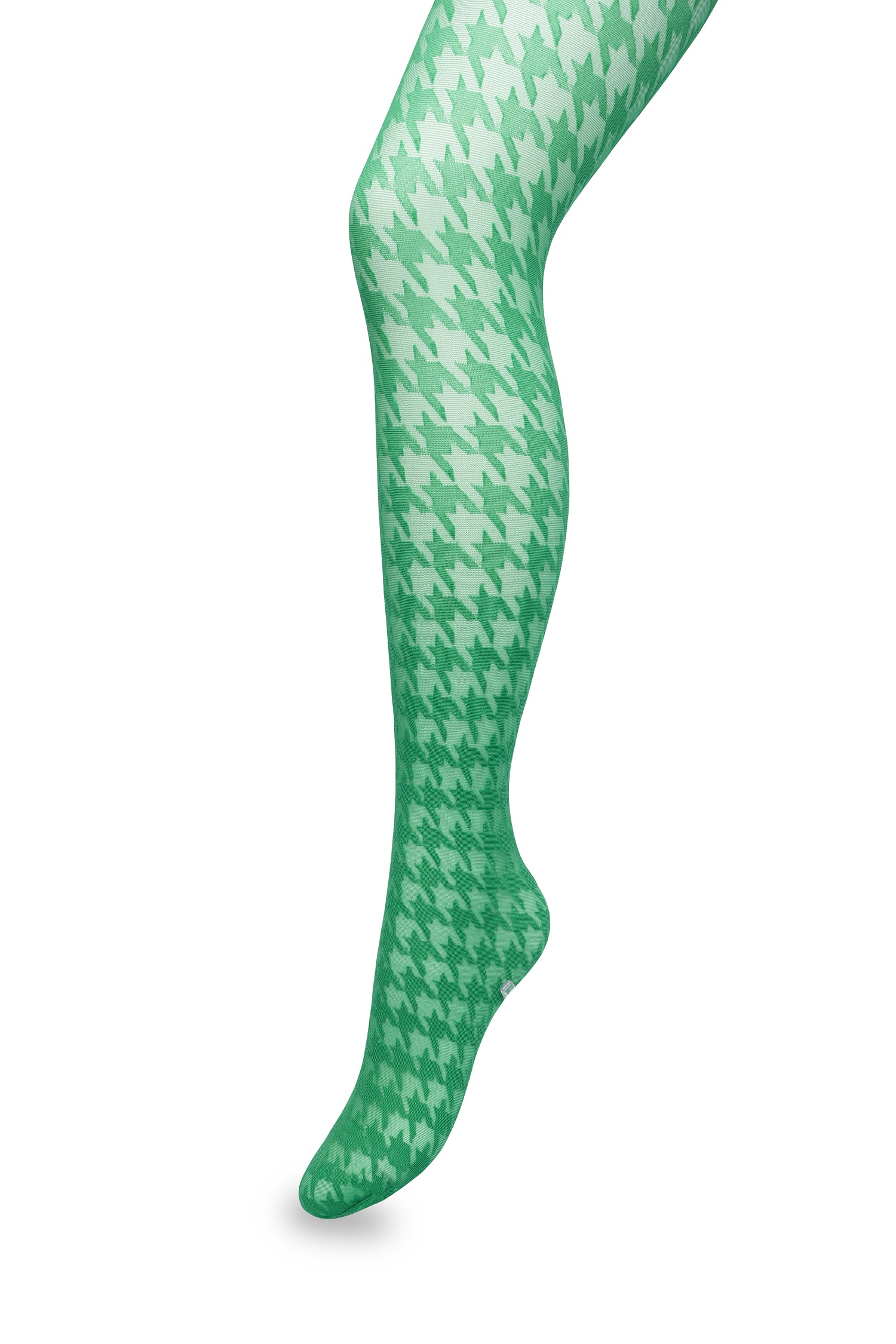 Houndstooth Tights Jellybean