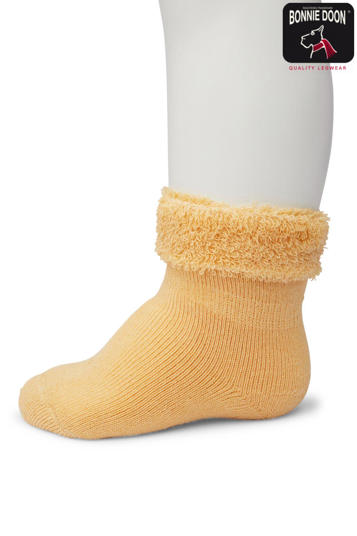 Cuffed Terry Bootie Organic Sheepskin