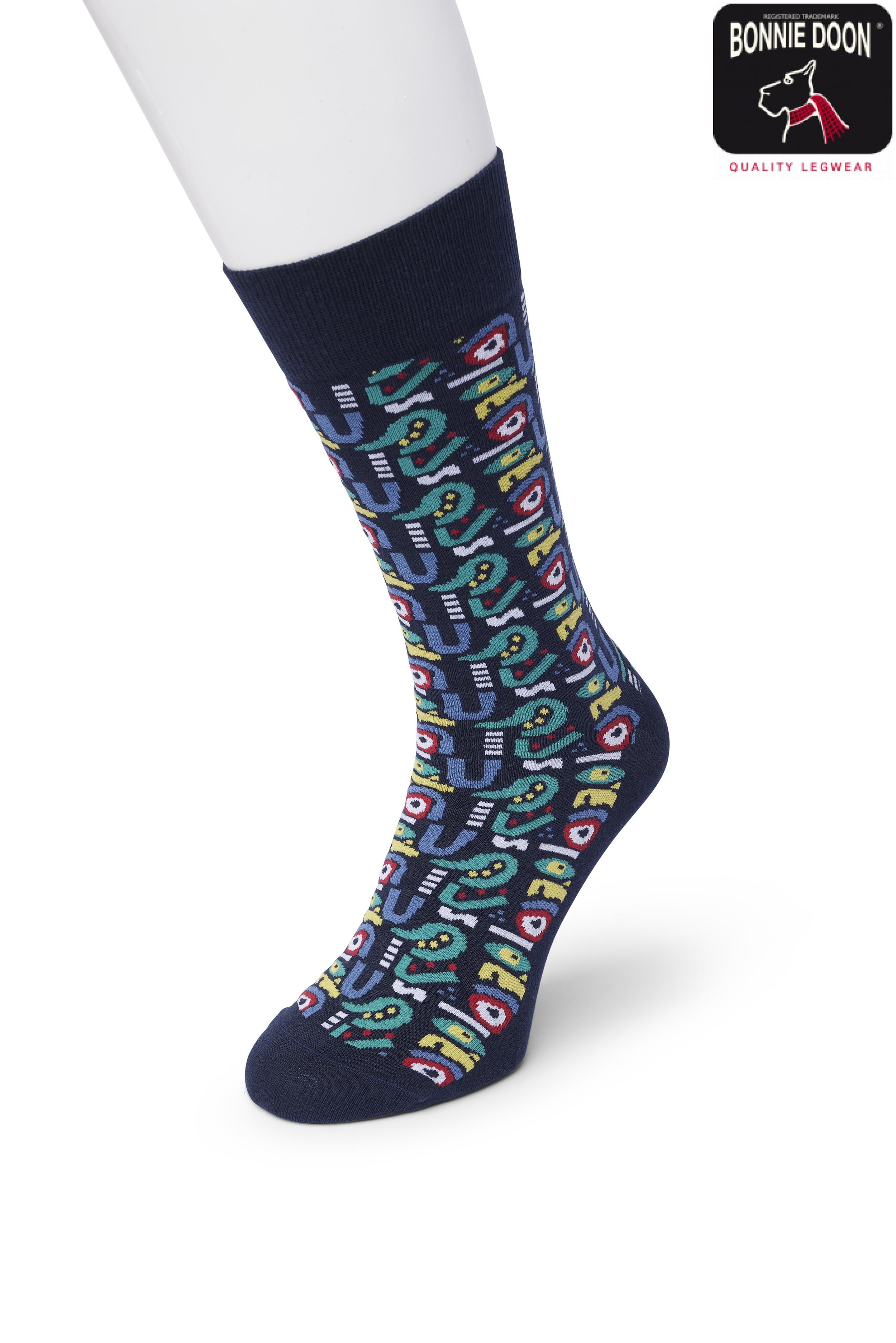 Stained Glass sock Dark blue
