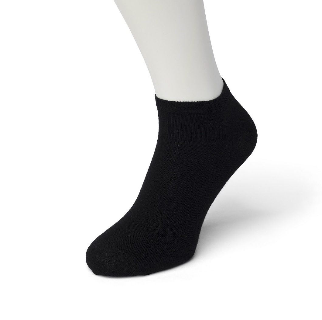 Cotton Short Sock Black