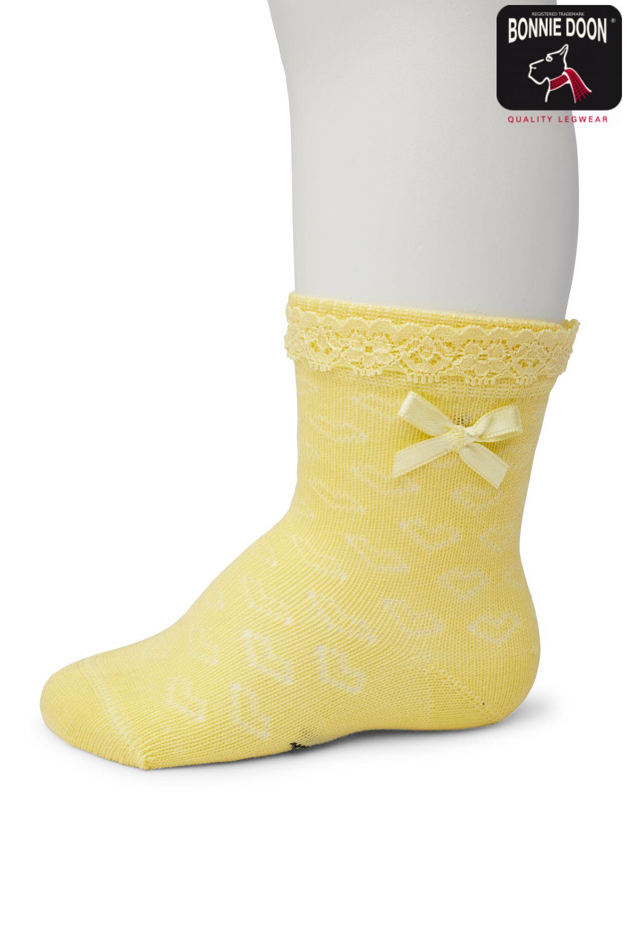 Ajour sock Organic Custard