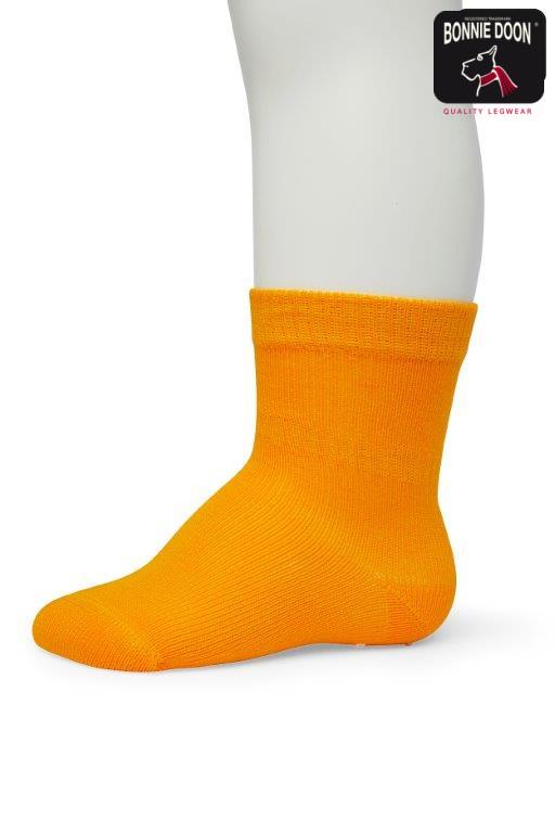 BD Puff Print Sock Organic Flame orange