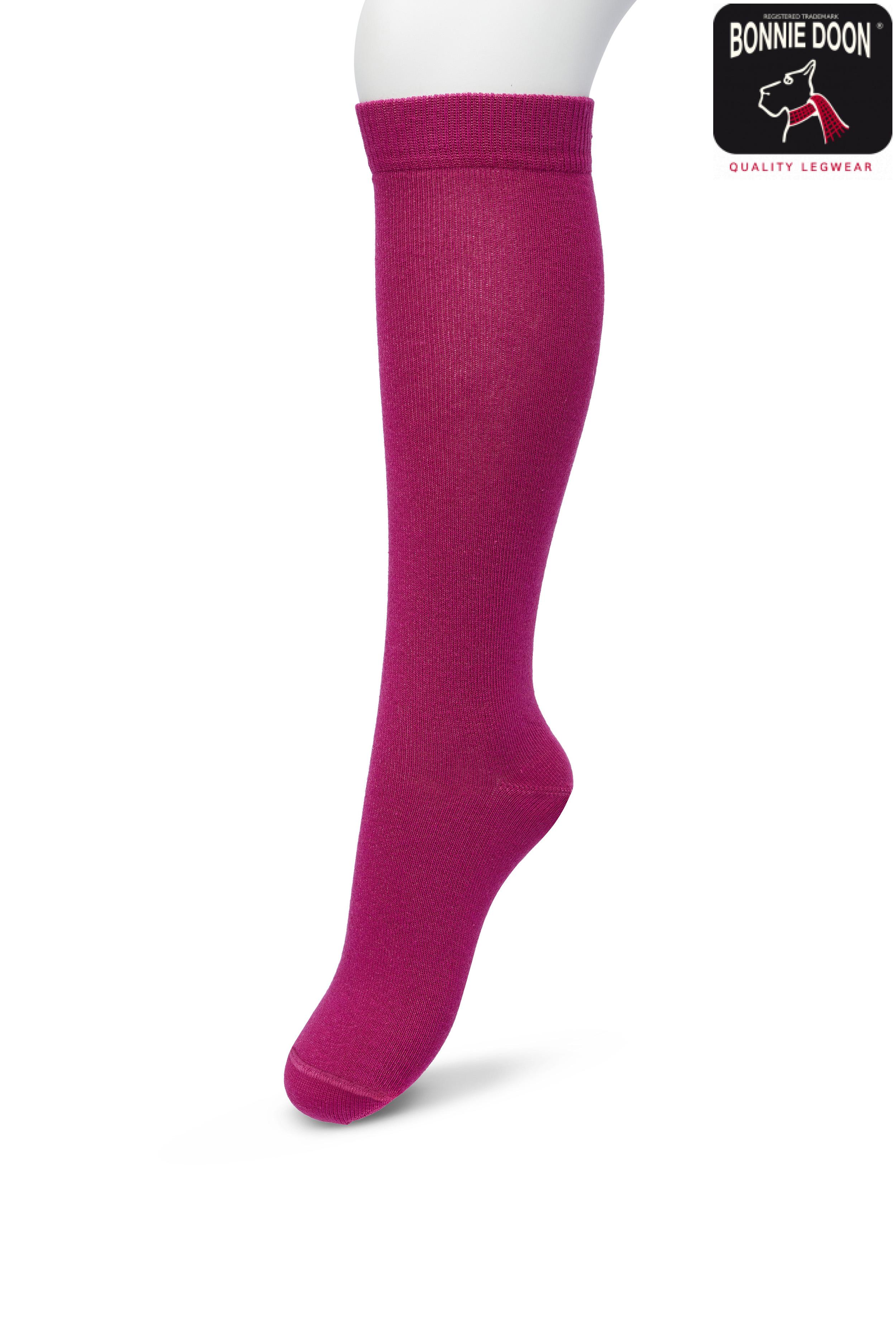 Cotton Knee-High Rose violet