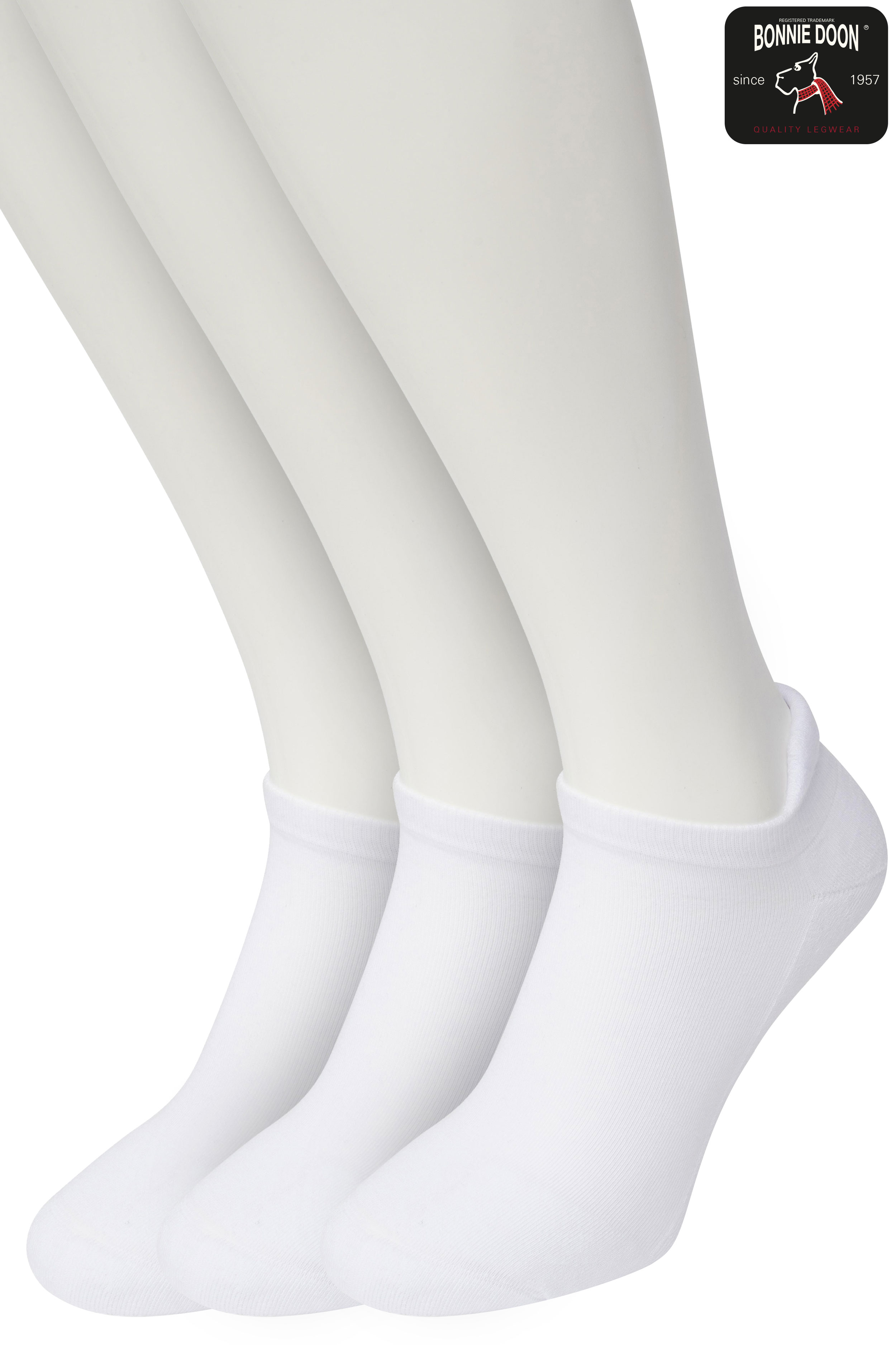 Cushion Short socks (3 paar) White white