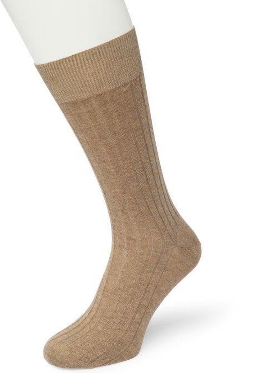 Classic Rib sock Dark sand