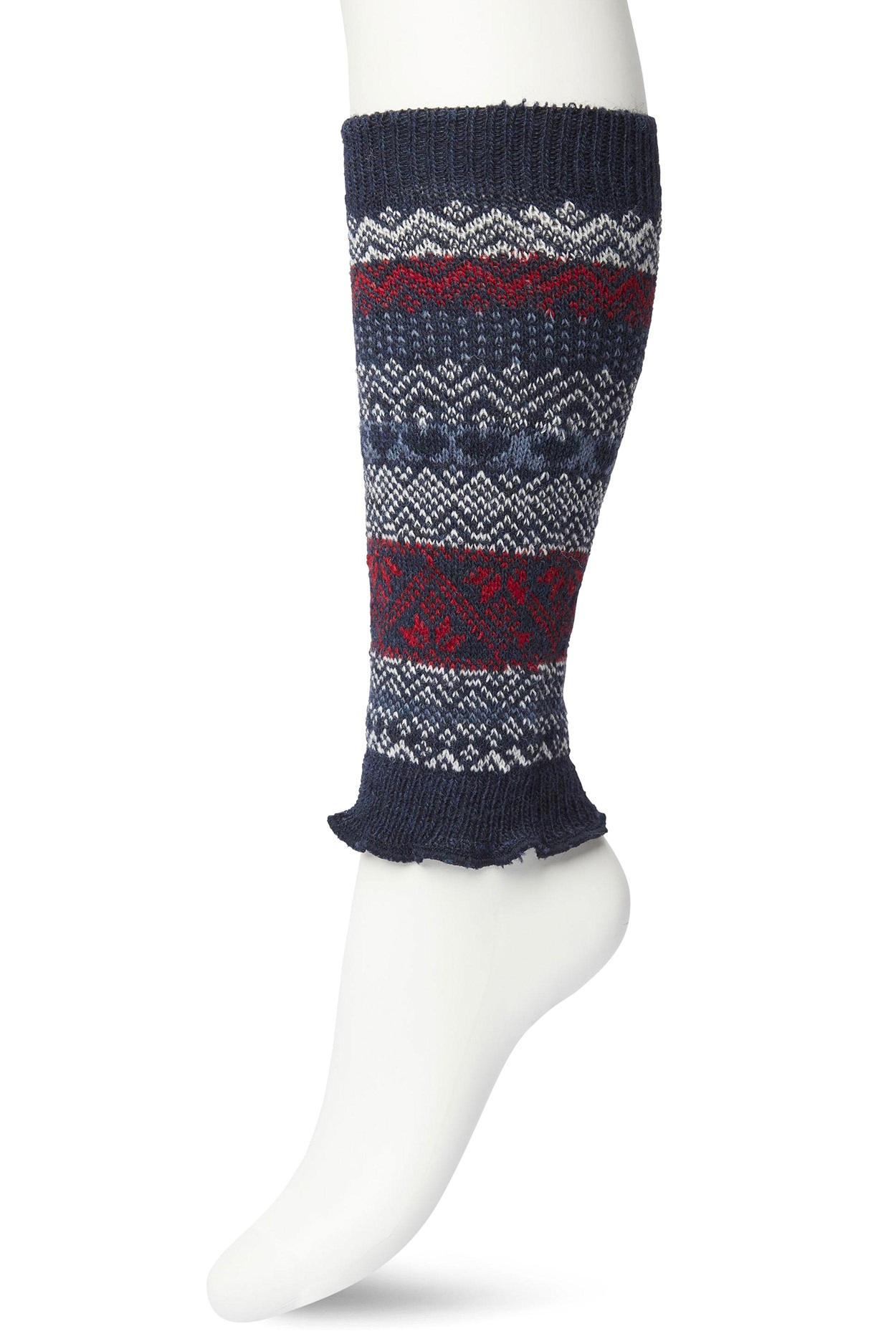 Folkloric legwarmer Dark blue
