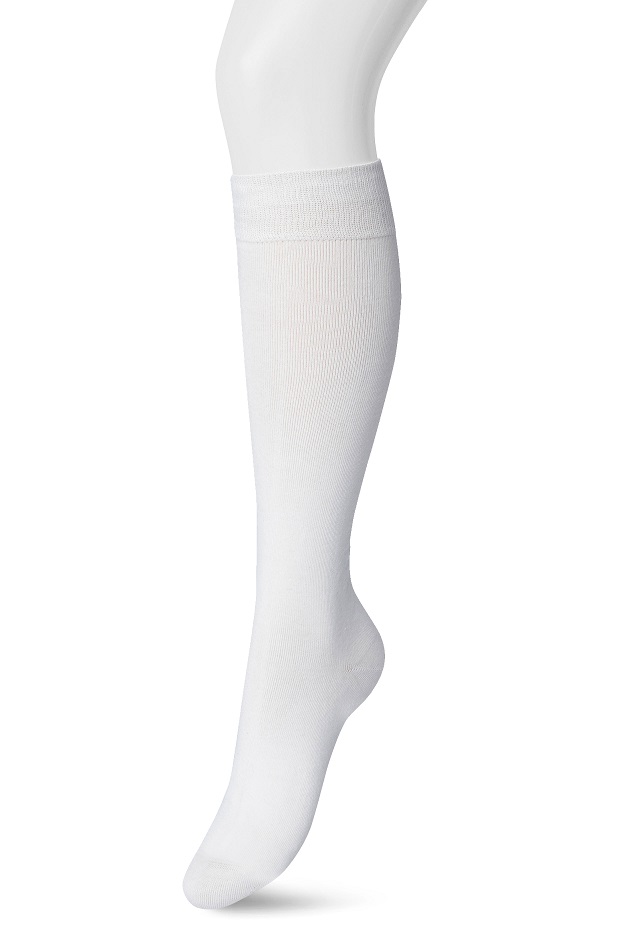 Cotton Knee-High White