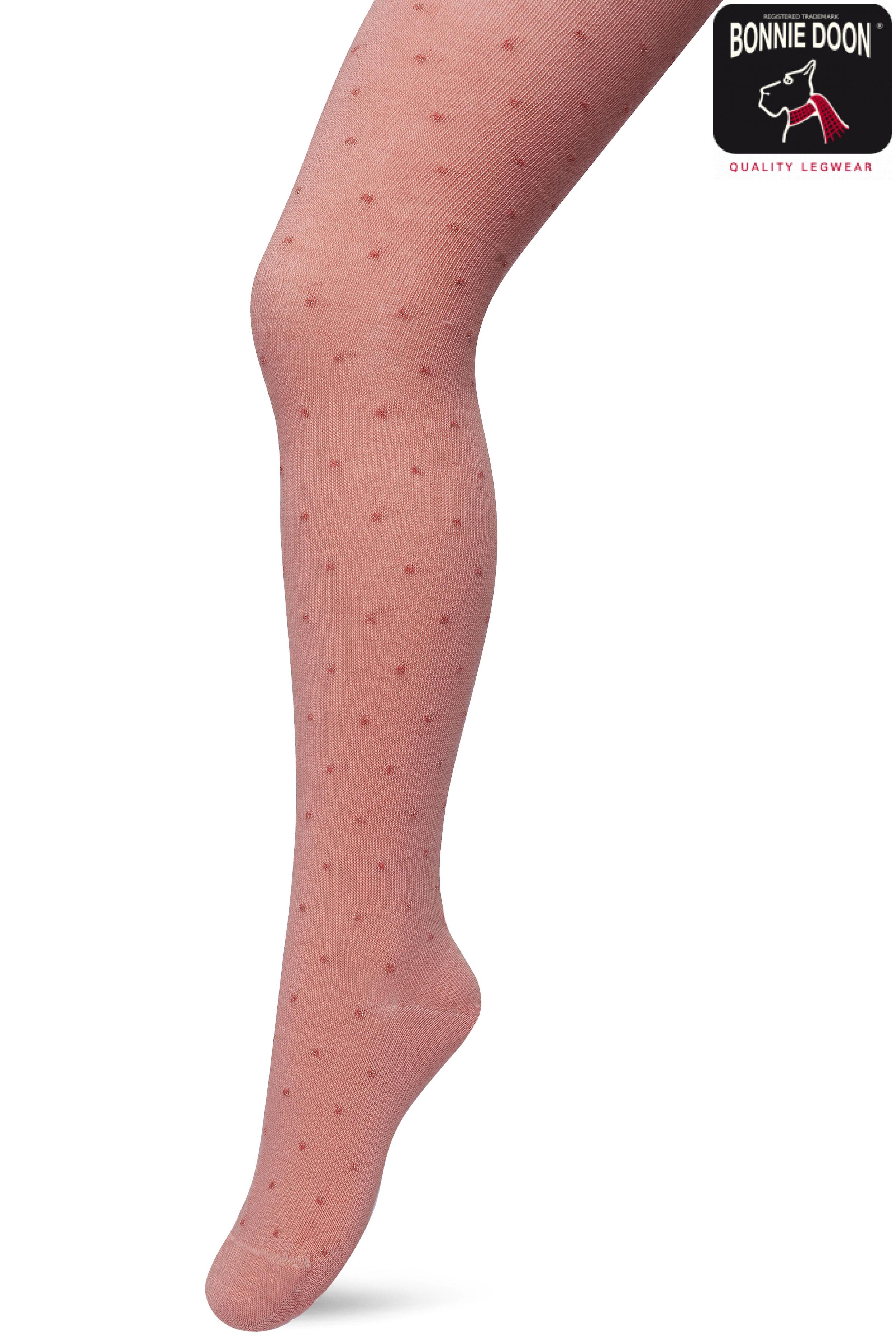 Lurex Dots tights Lobster bisque