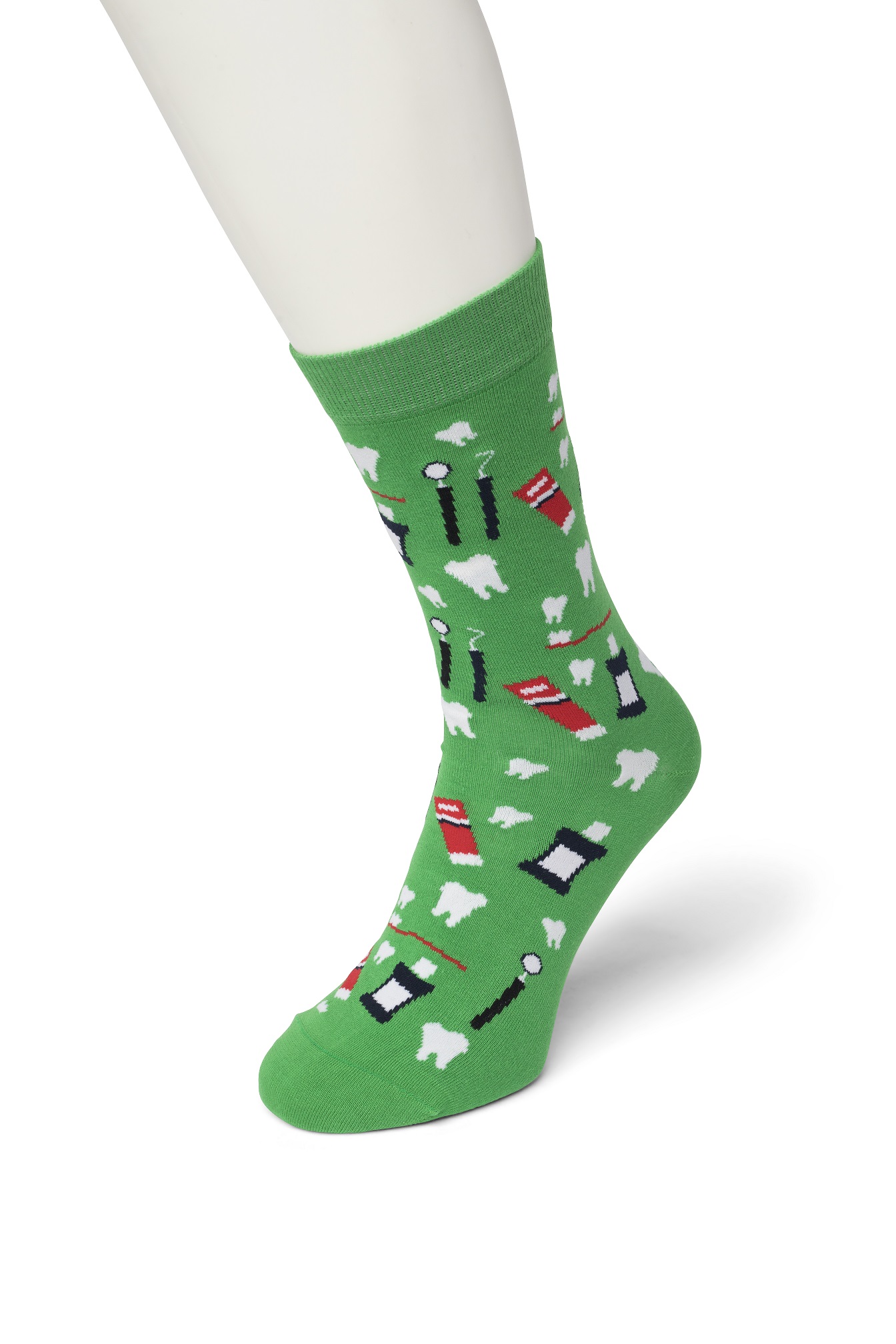 Dental sock Kelly green