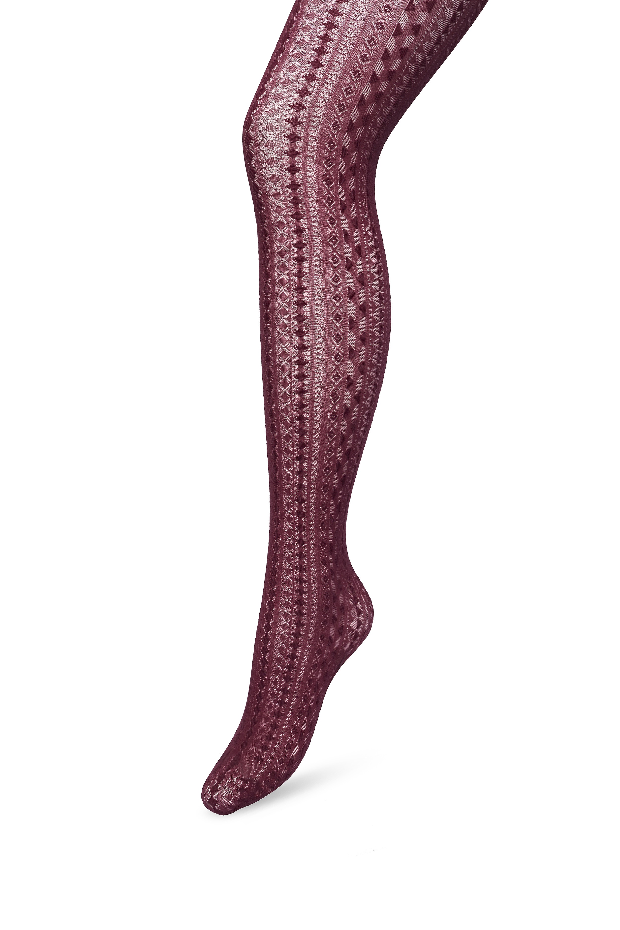 Geometrie Tights Crushed violets