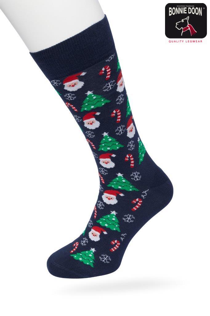 Santa socks Dark blue