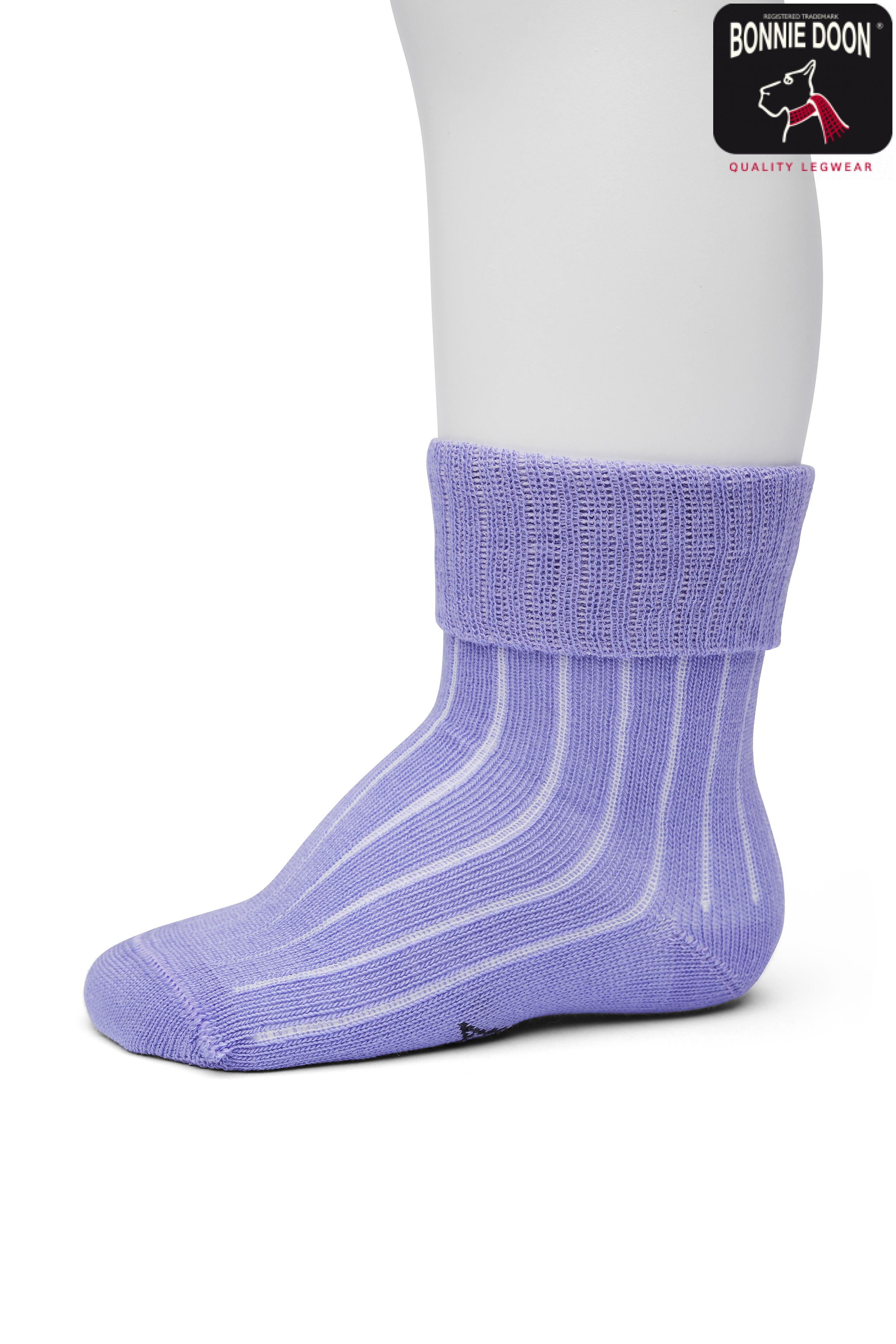Rib sock Organic Lilac