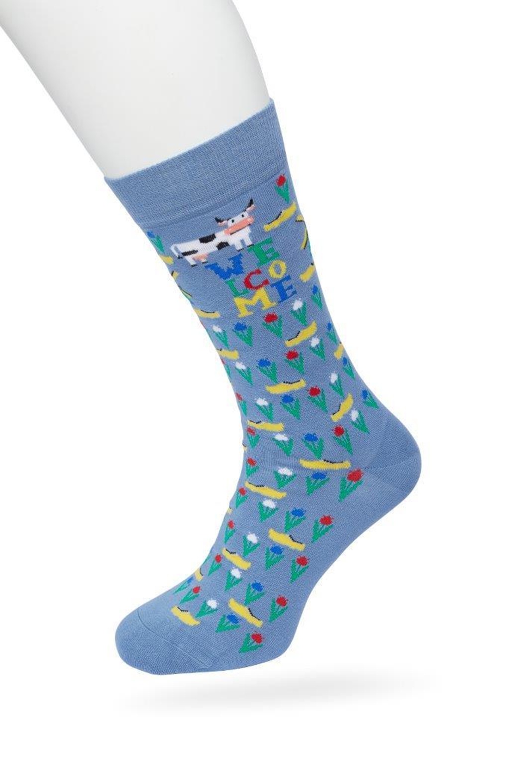 Holland Clogs sock Coronet bleu