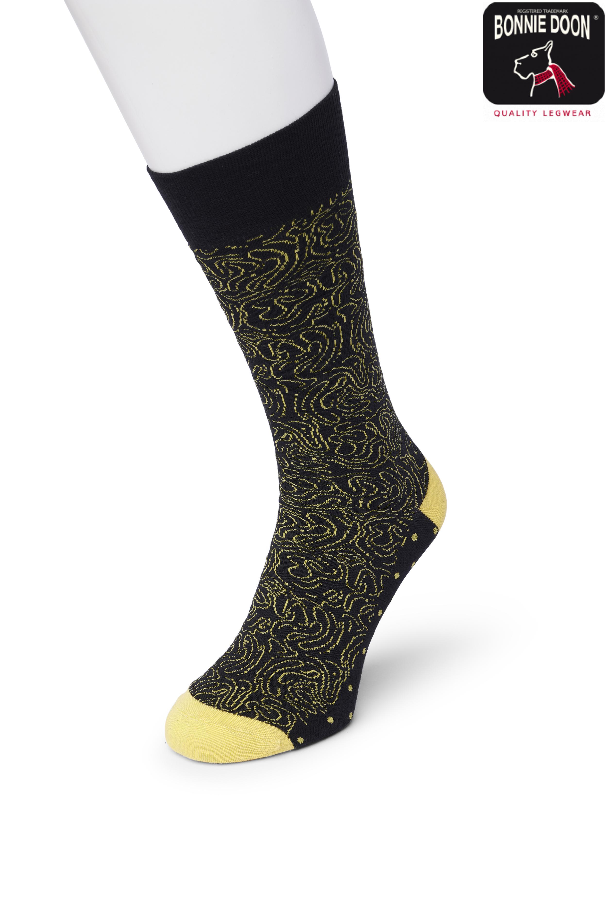 Labyrinth sock Black