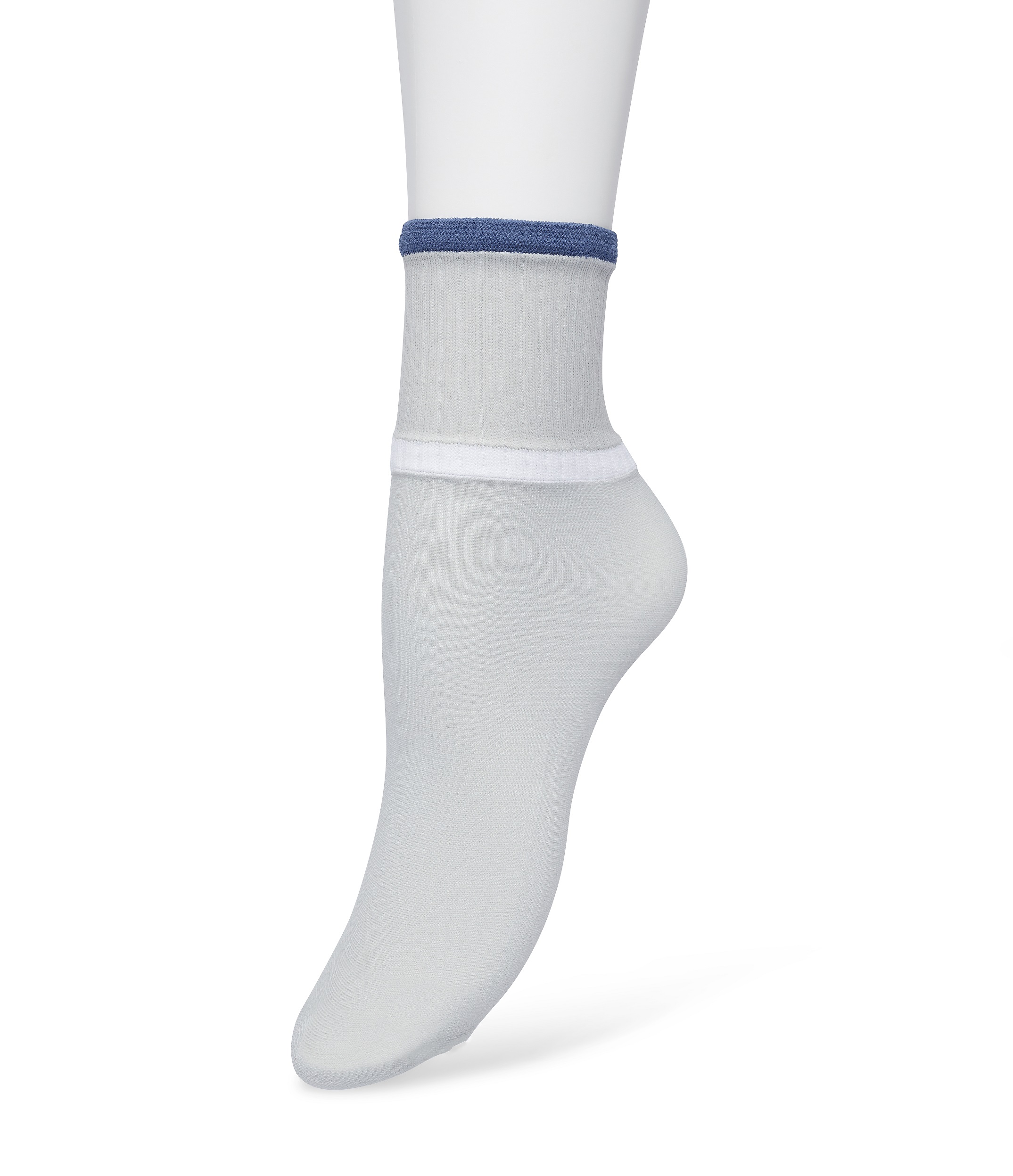Sporty micro sock Grey moonlight blue