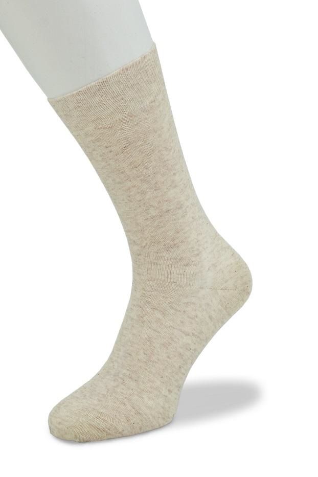 Cotton Sock Ecru heather