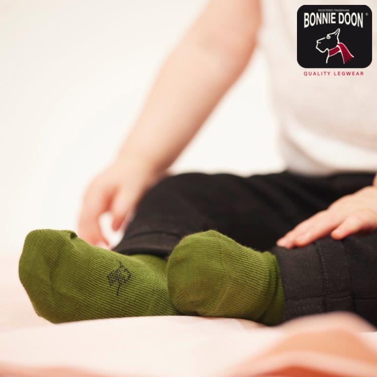 Cotton Sock Organic Absinthe green