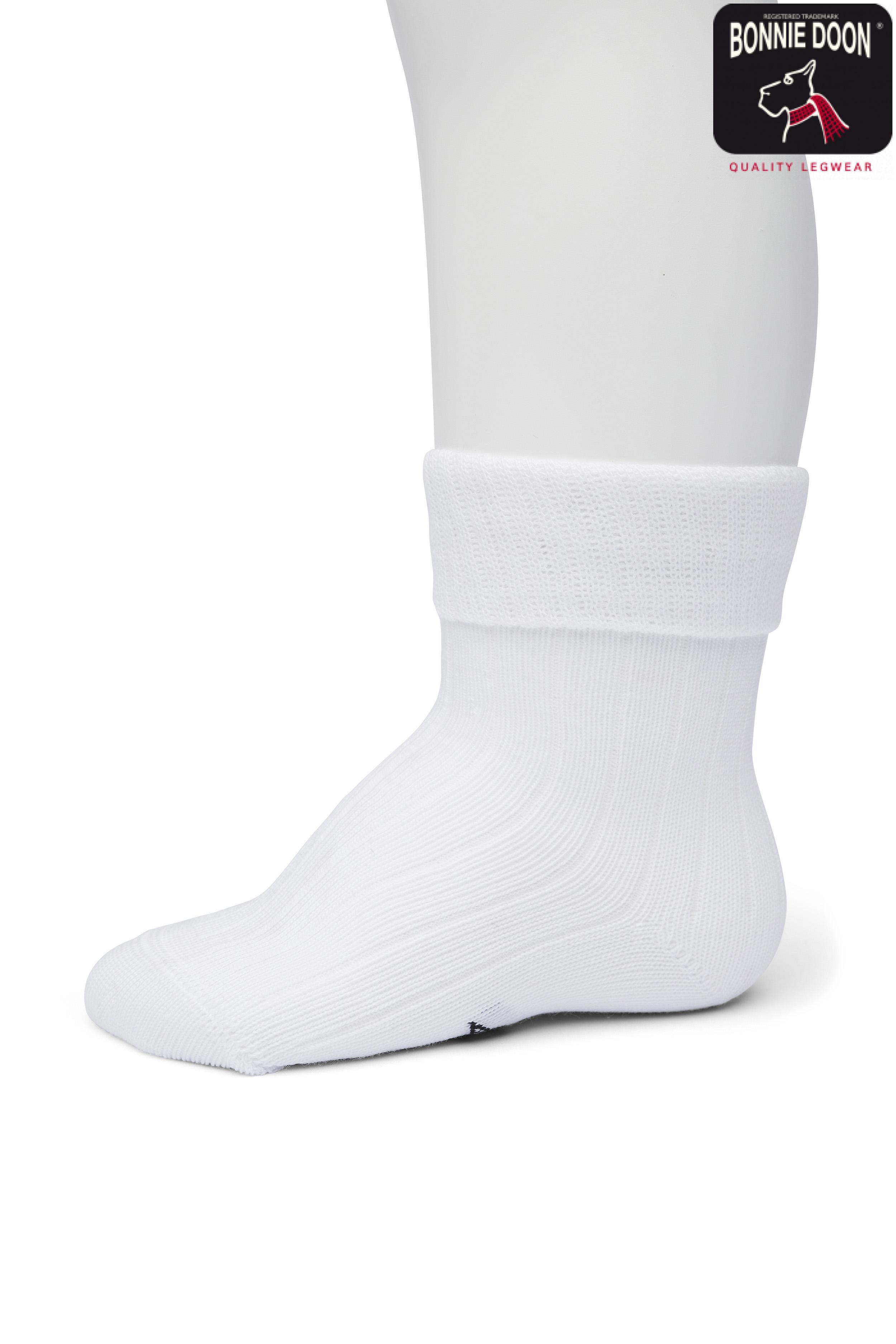 Rib sock Organic White