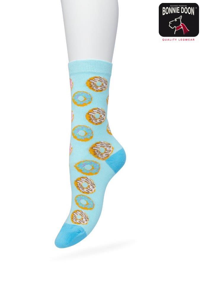 Donut Sock Blue light