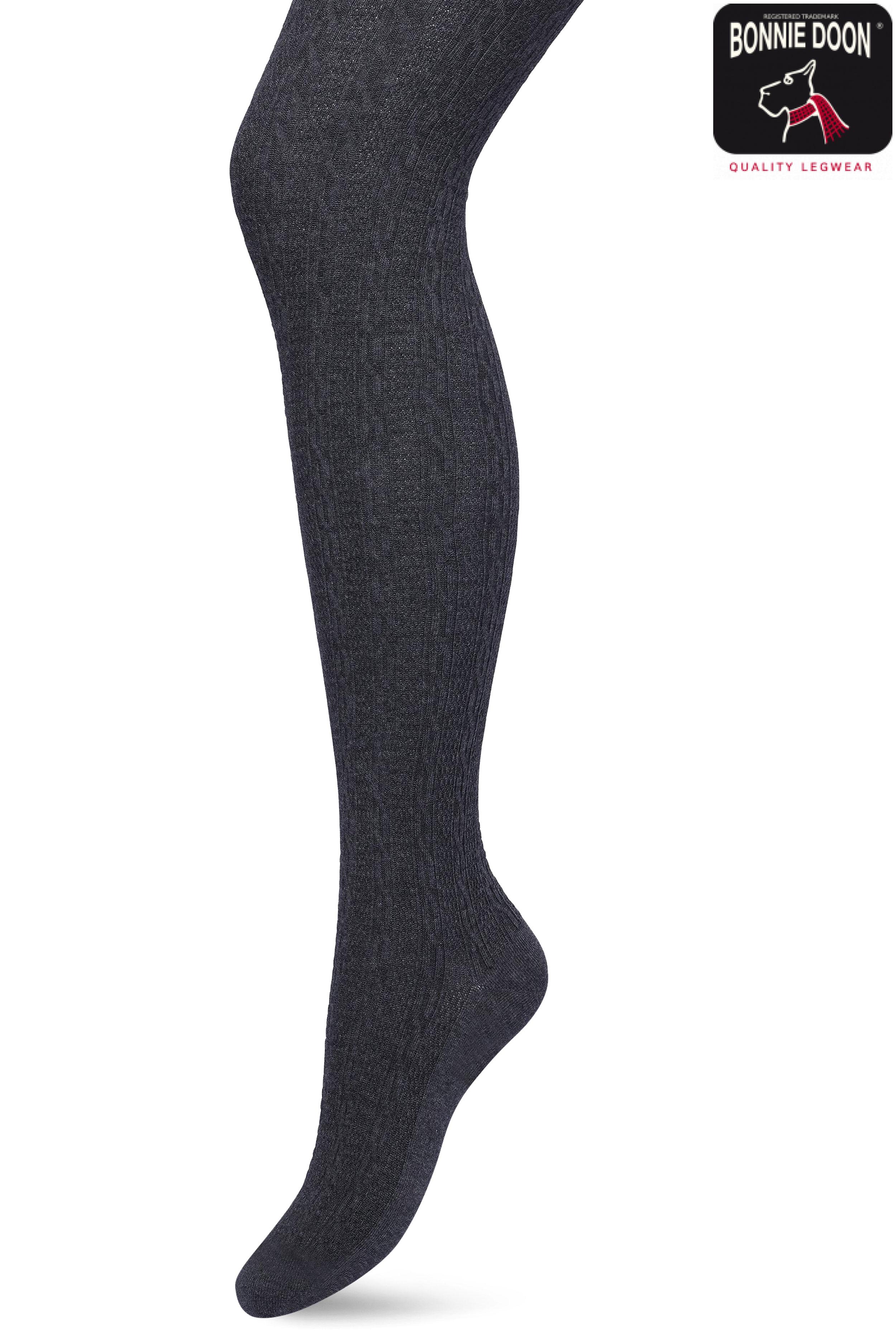 Classic Cable Tights Anthracite heather